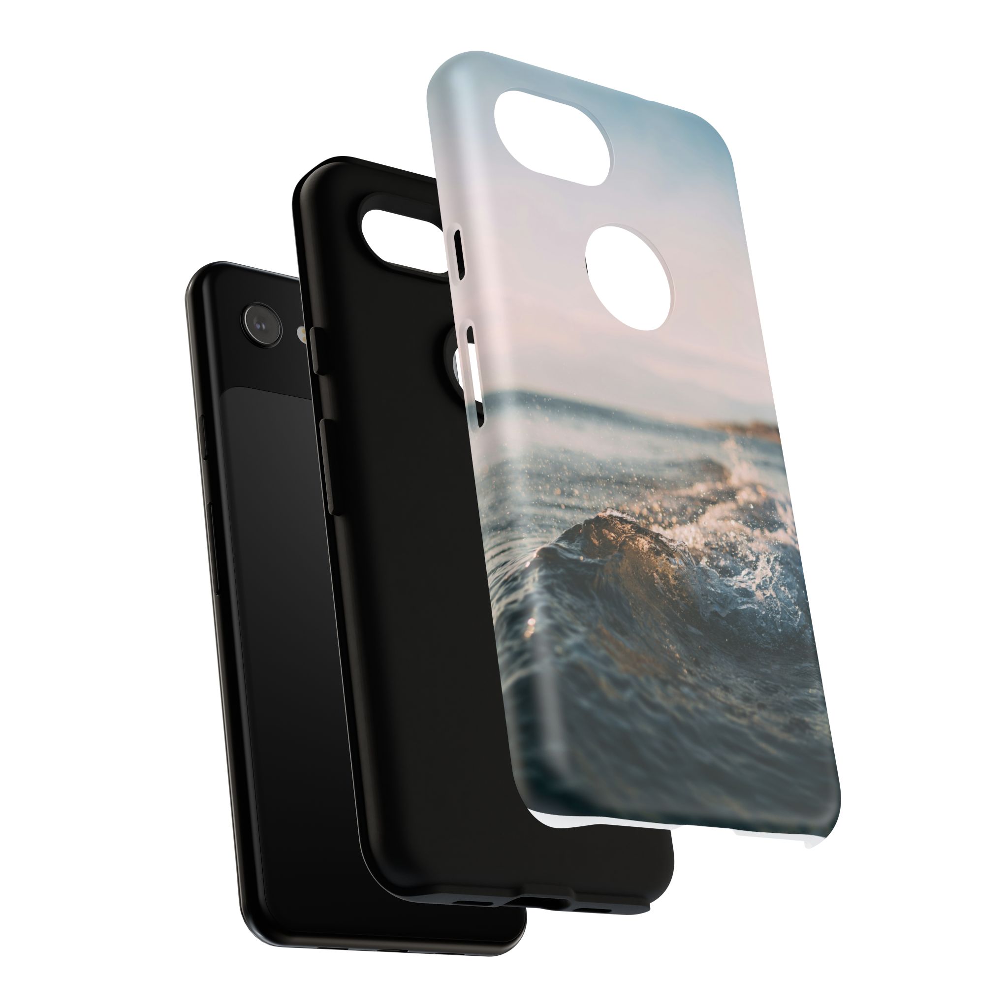 Coastal Wave Tough Cases - Scandinavian-Seaside Serenity - Image 200