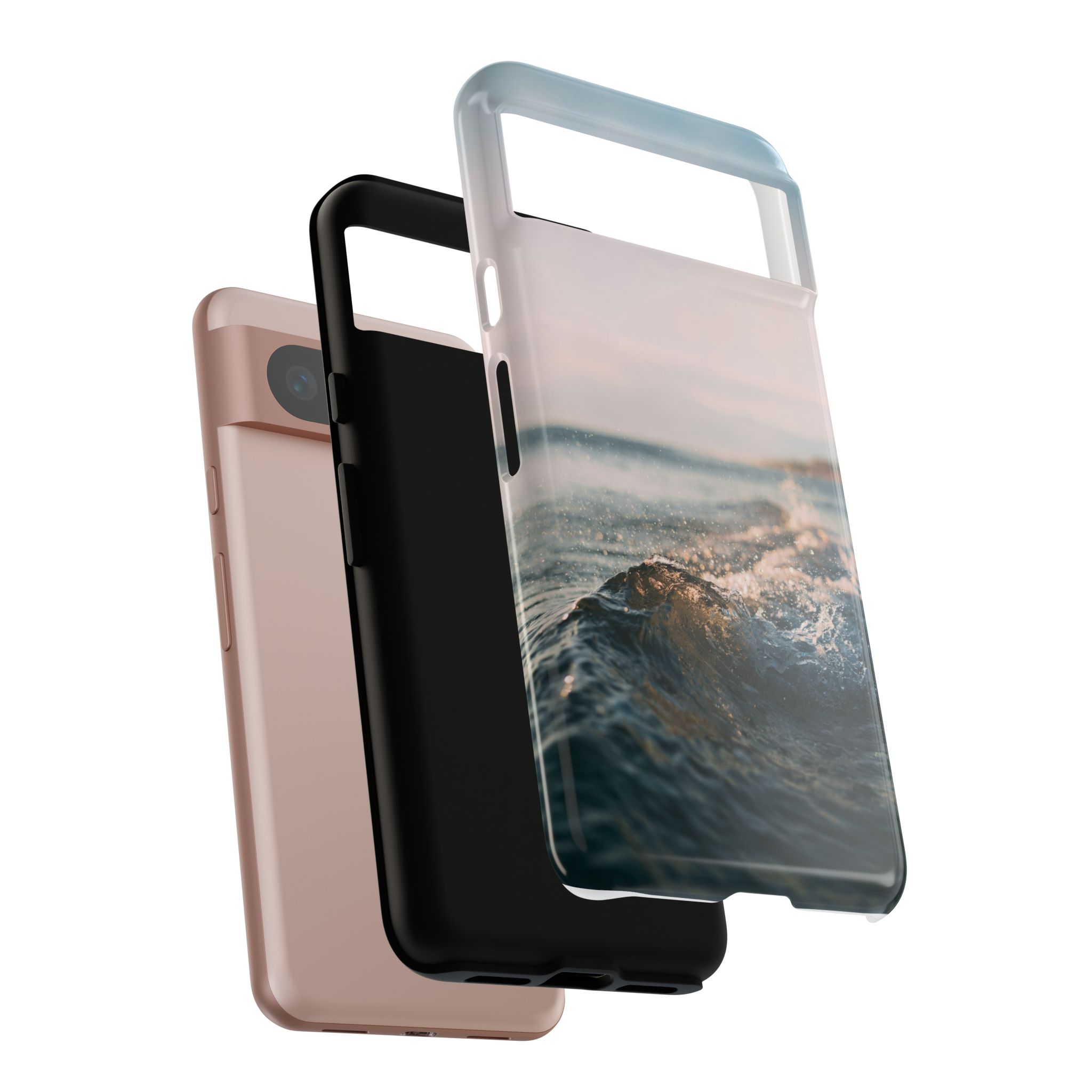 Coastal Wave Tough Cases - Scandinavian-Seaside Serenity - Image 116