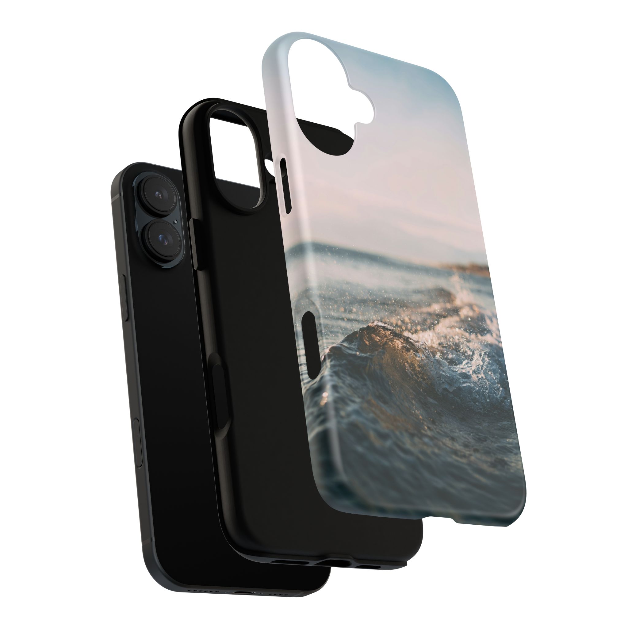 Coastal Wave Tough Cases - Scandinavian-Seaside Serenity - Image 135