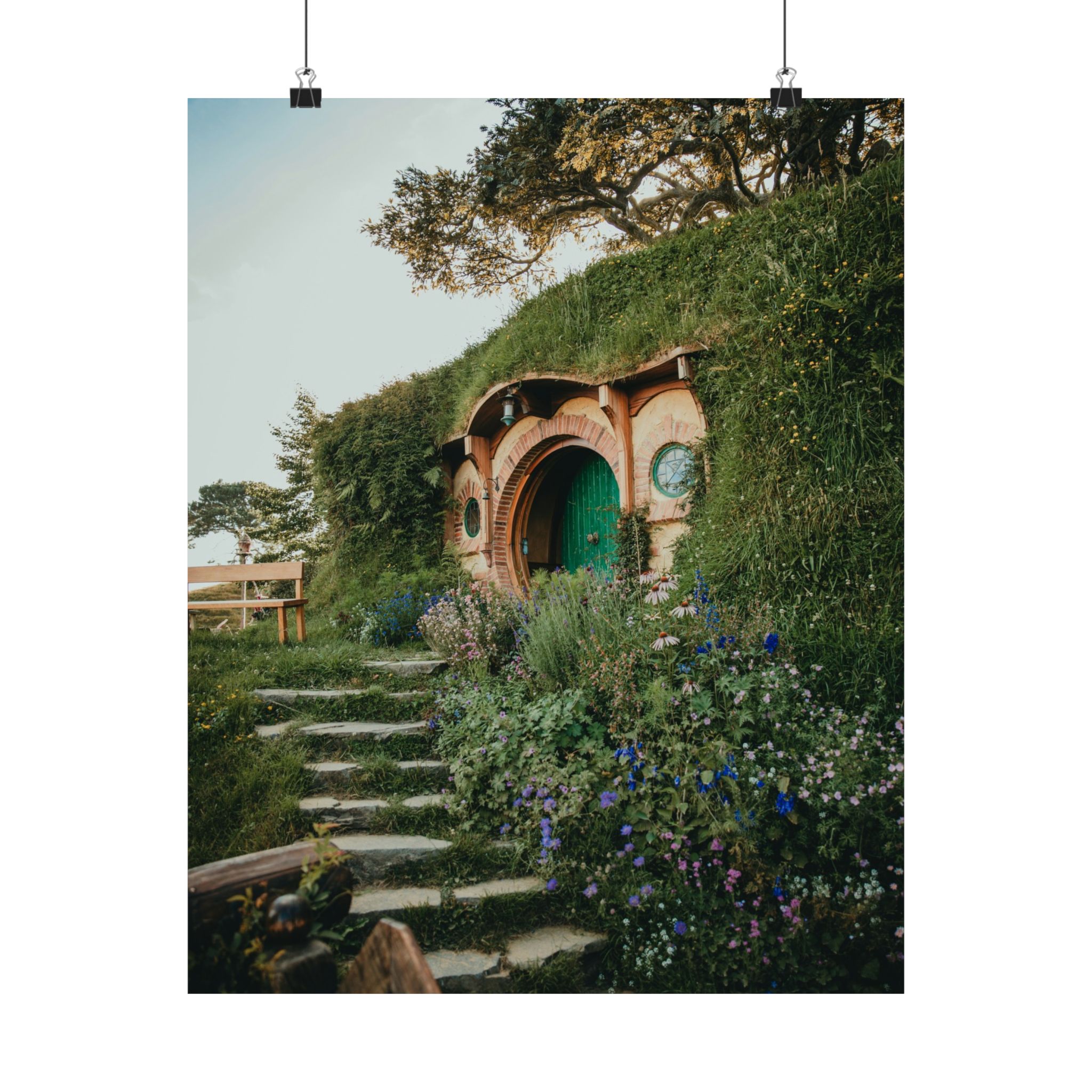 Cottagecore Hobbit Matte Vertical Poster - Botanical-Pathway Rustic-Charm - Image 13