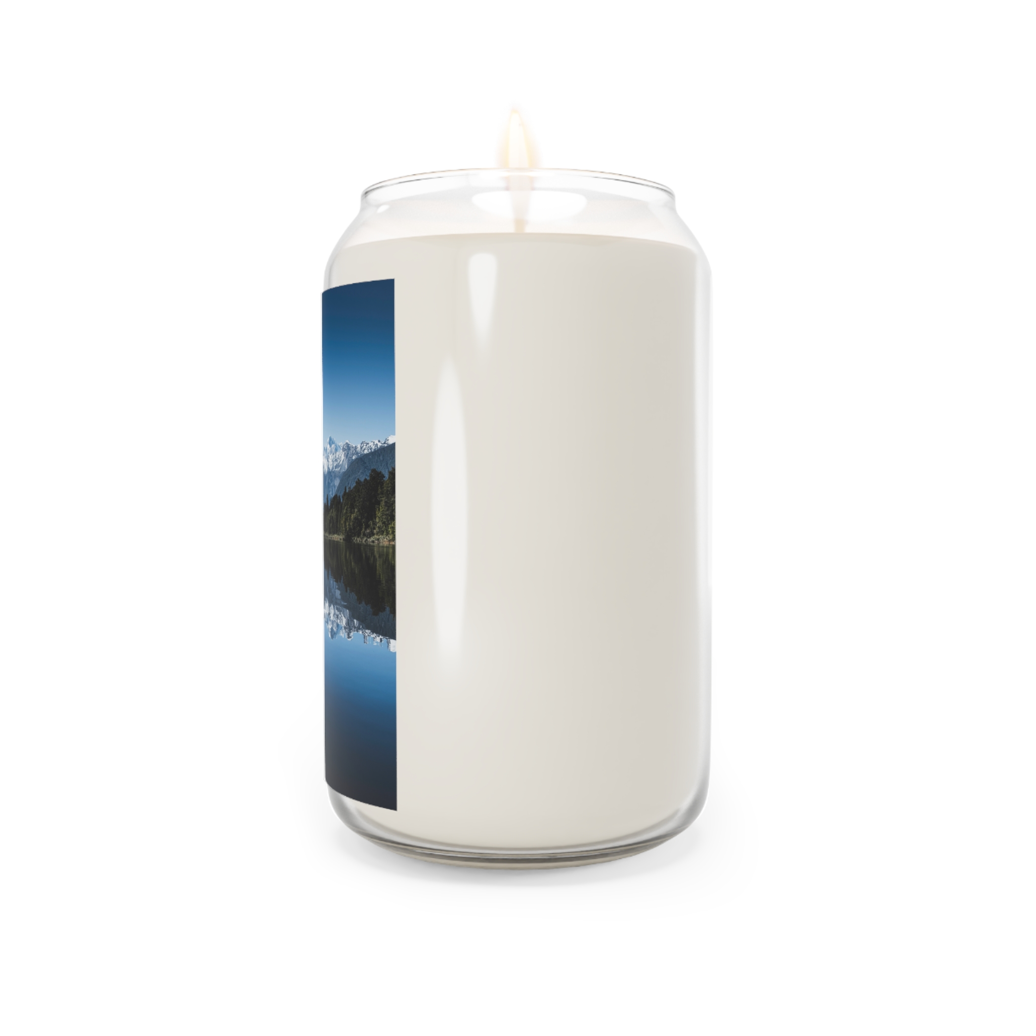 Alpine Reflection Scented Candle, 13.75oz - Contemporary Natural Landscape View - Image 6