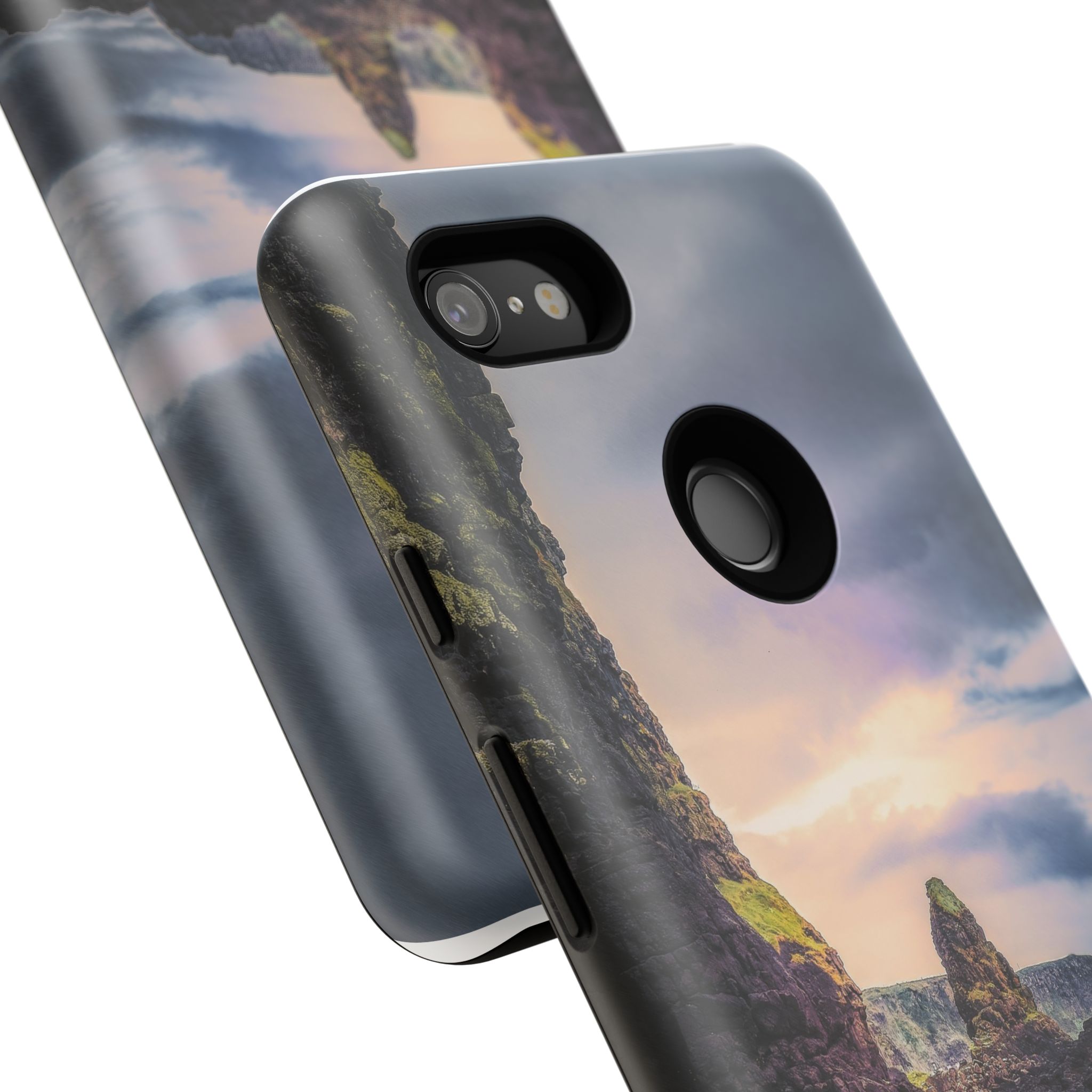 Mystic Cliff Tough Cases - Scandinavian-Modern Coastal Twilight - Image 193