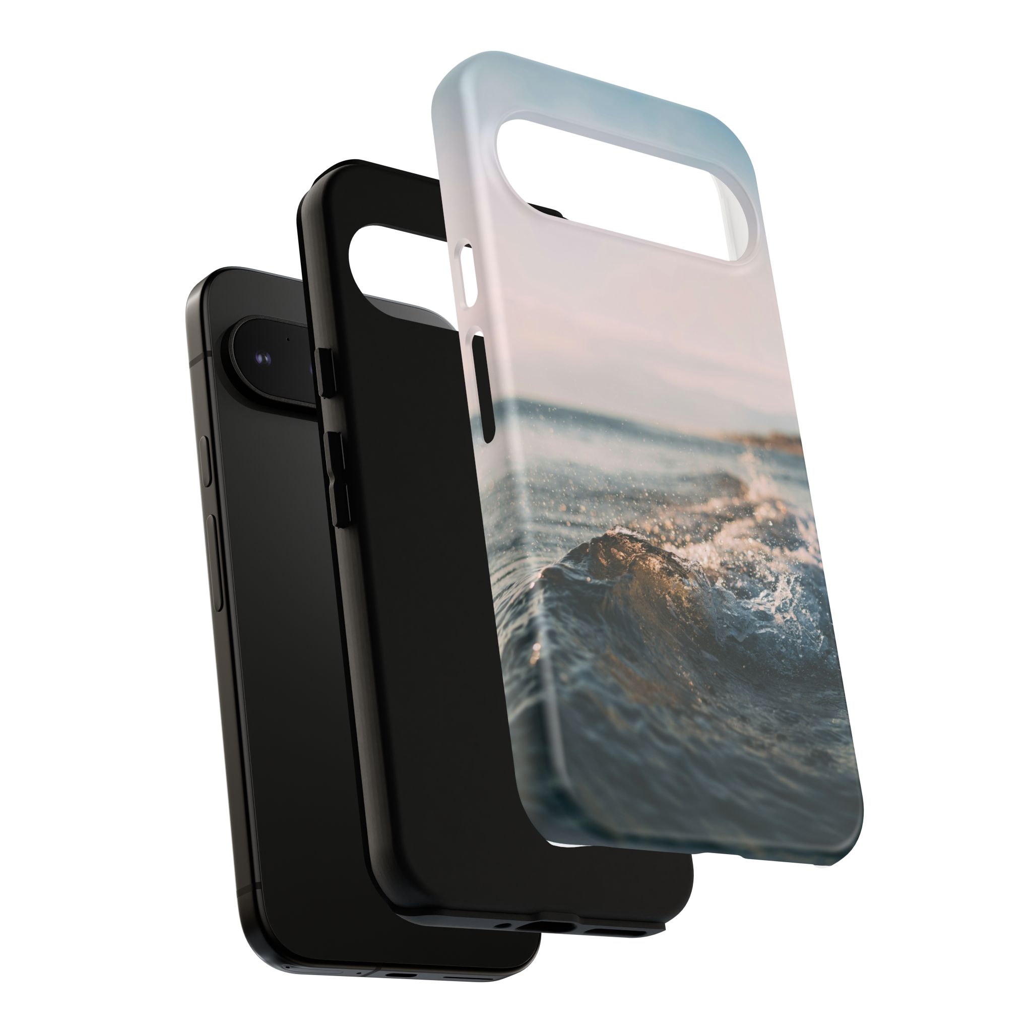 Coastal Wave Tough Cases - Scandinavian-Seaside Serenity - Image 170