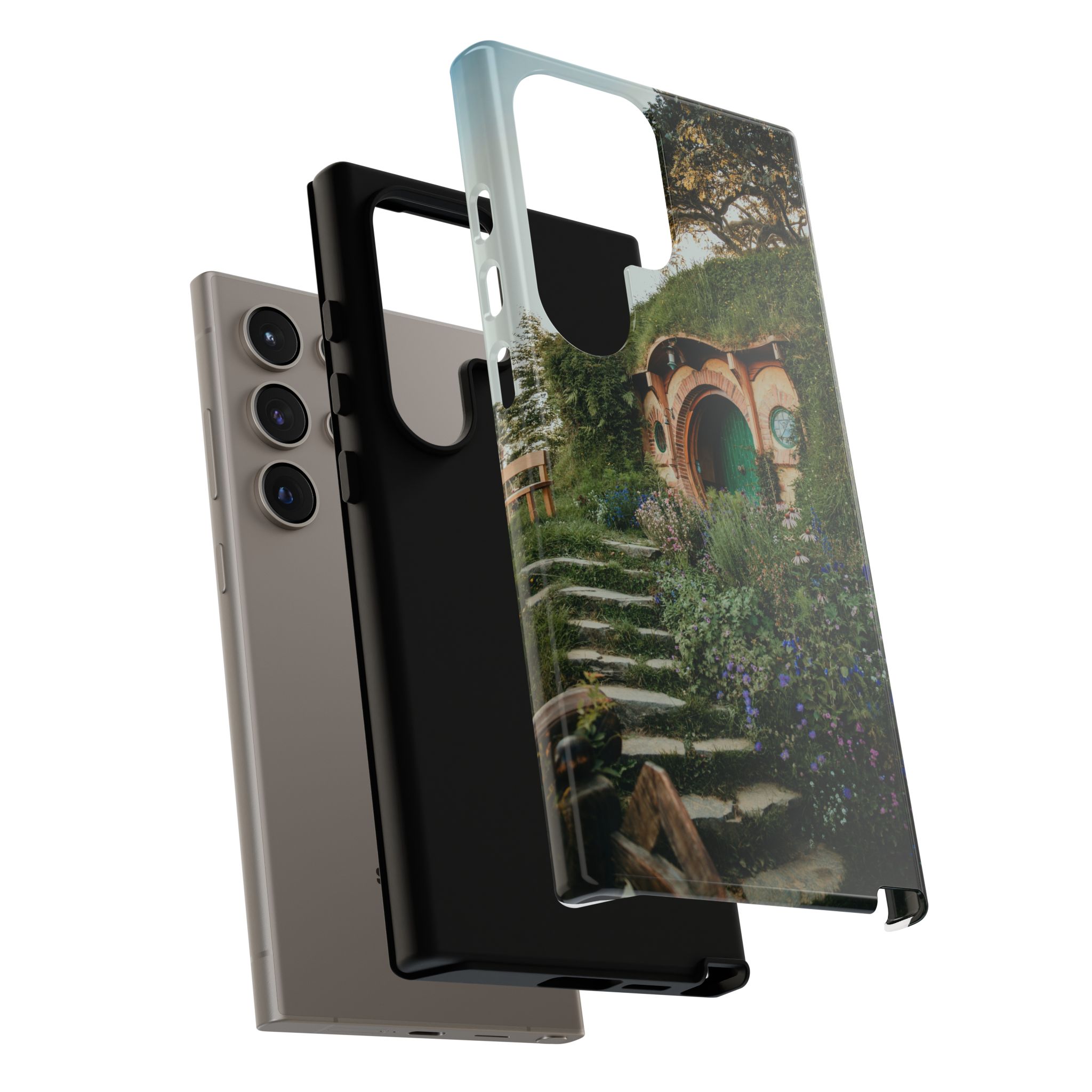 Cottagecore Hobbit Tough Case - Botanical-Pathway Rustic-Charm - Image 100