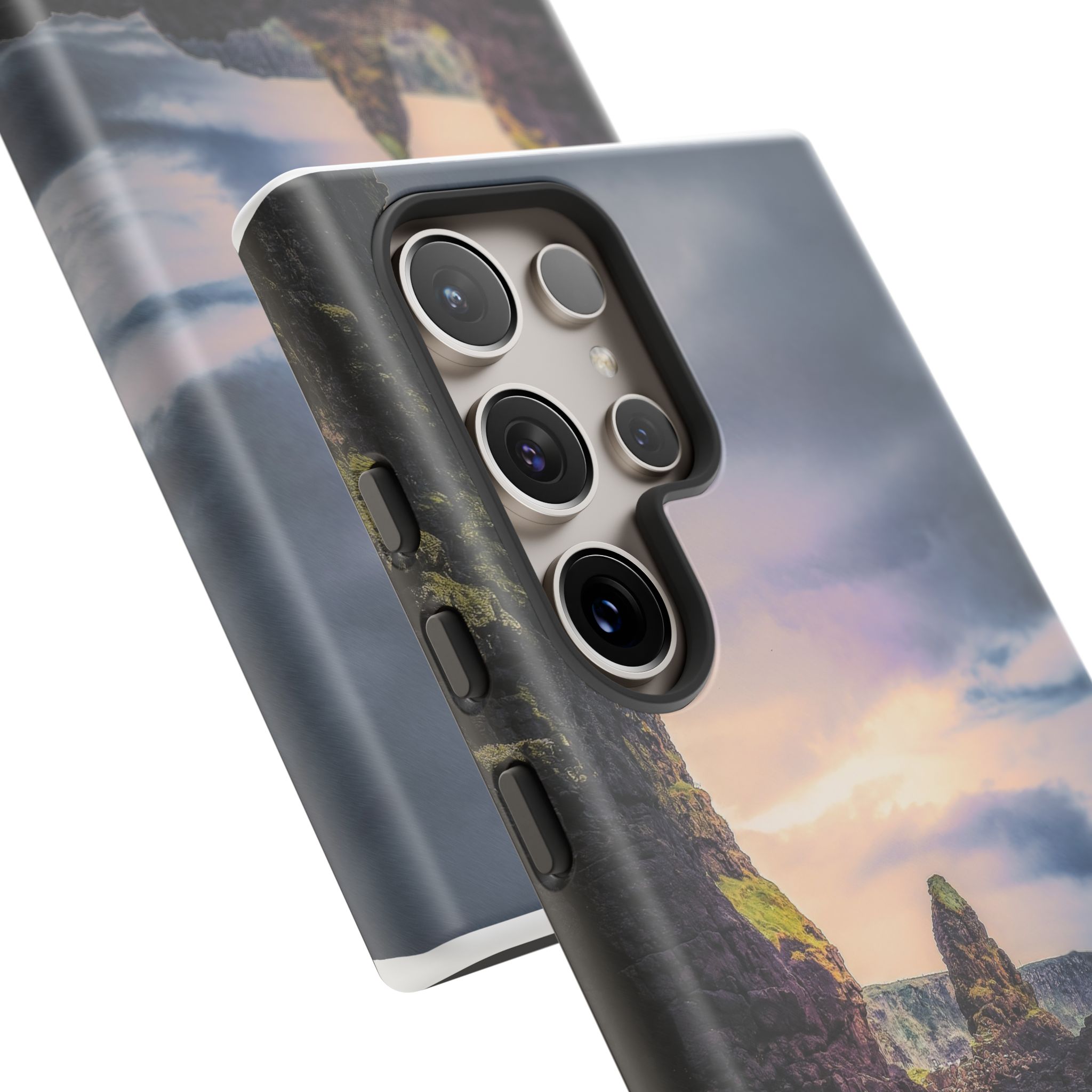 Mystic Cliff Tough Cases - Scandinavian-Modern Coastal Twilight - Image 102