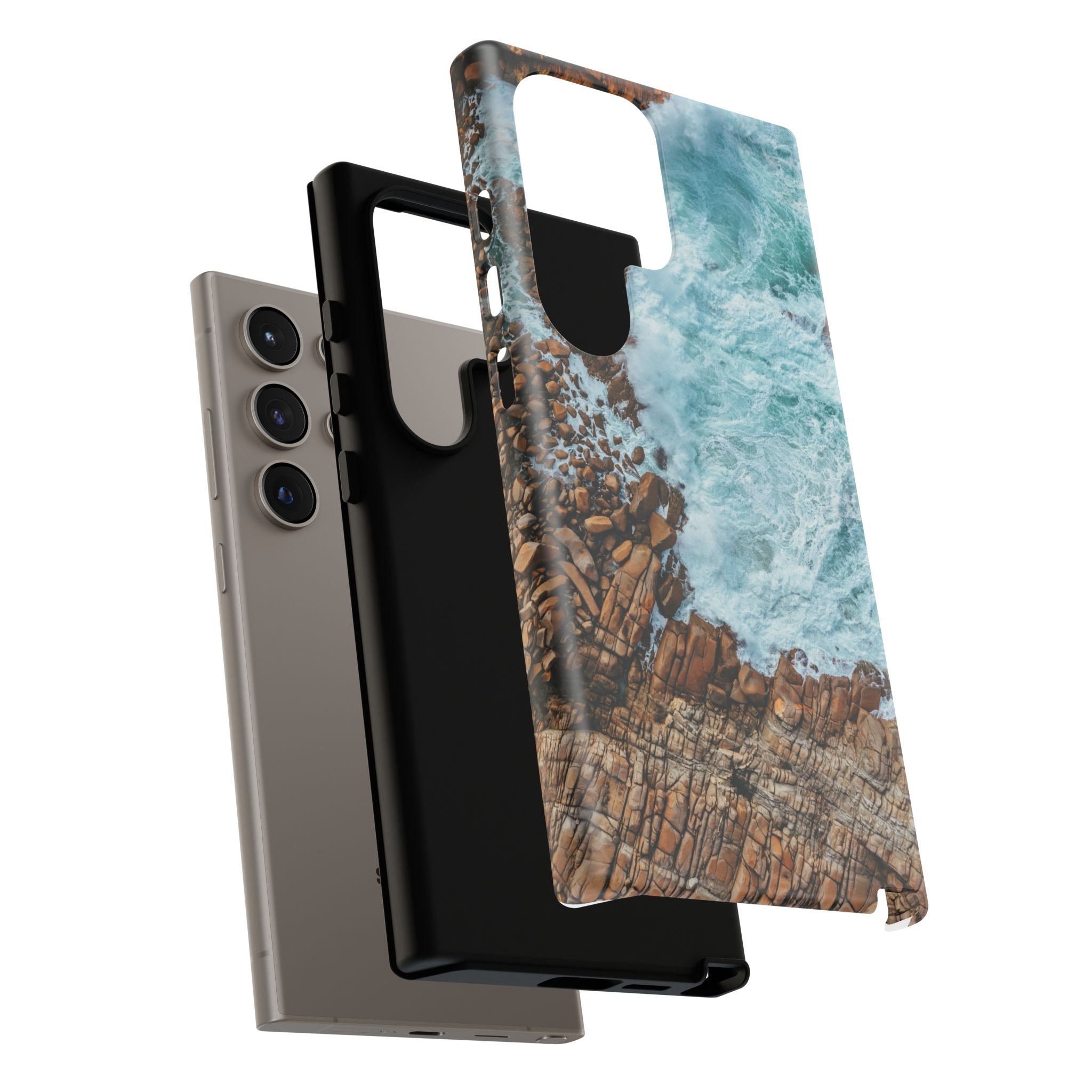 Coastal-Nautilus Tough Cases - Scandinavian-Rustic Shoreline - Image 104