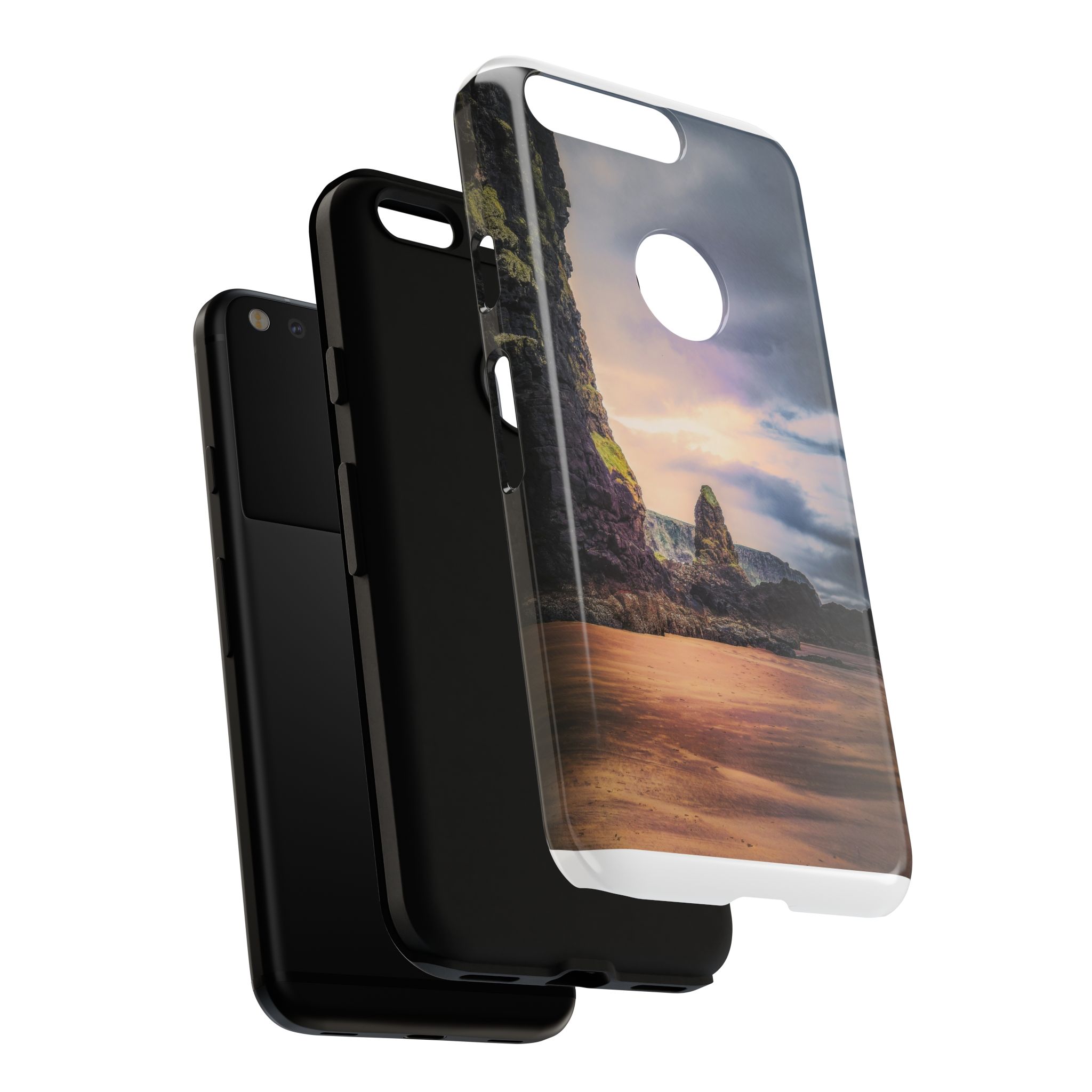 Mystic Cliff Tough Cases - Scandinavian-Modern Coastal Twilight - Image 233