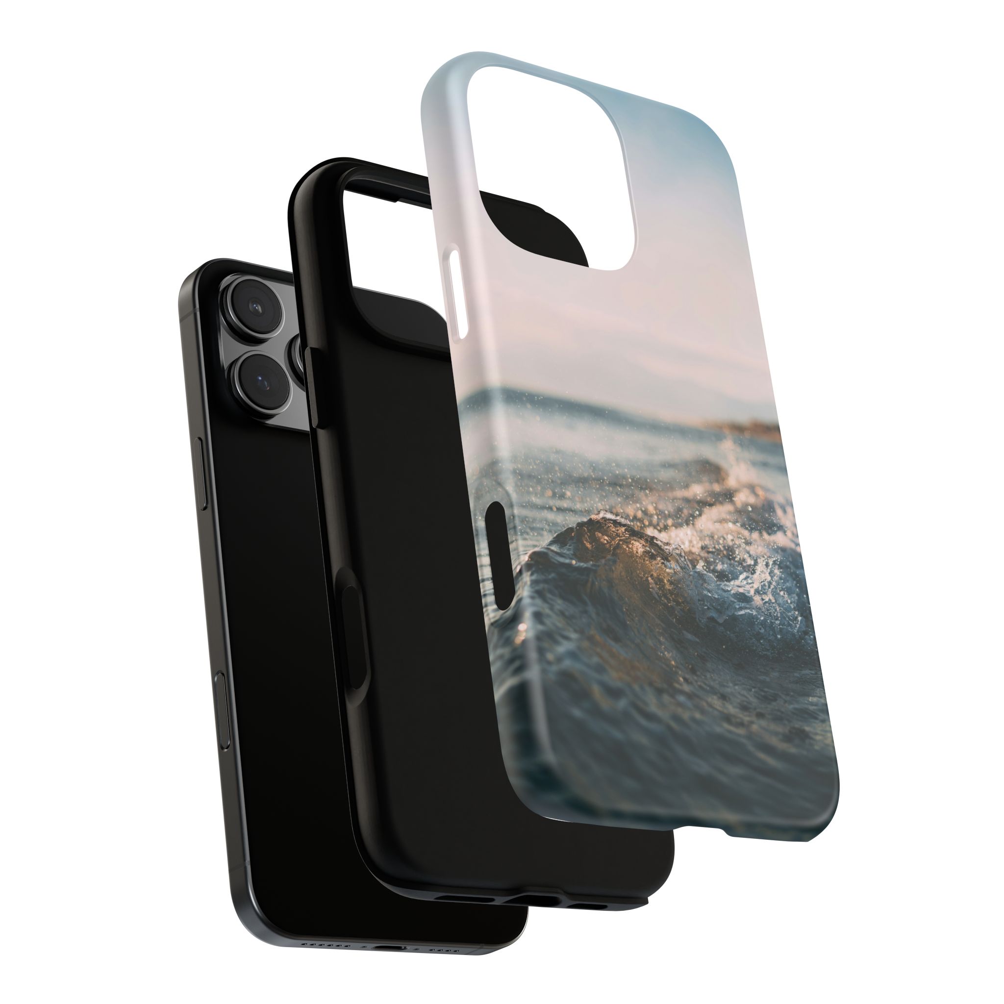 Coastal Wave Tough Cases - Scandinavian-Seaside Serenity - Image 151