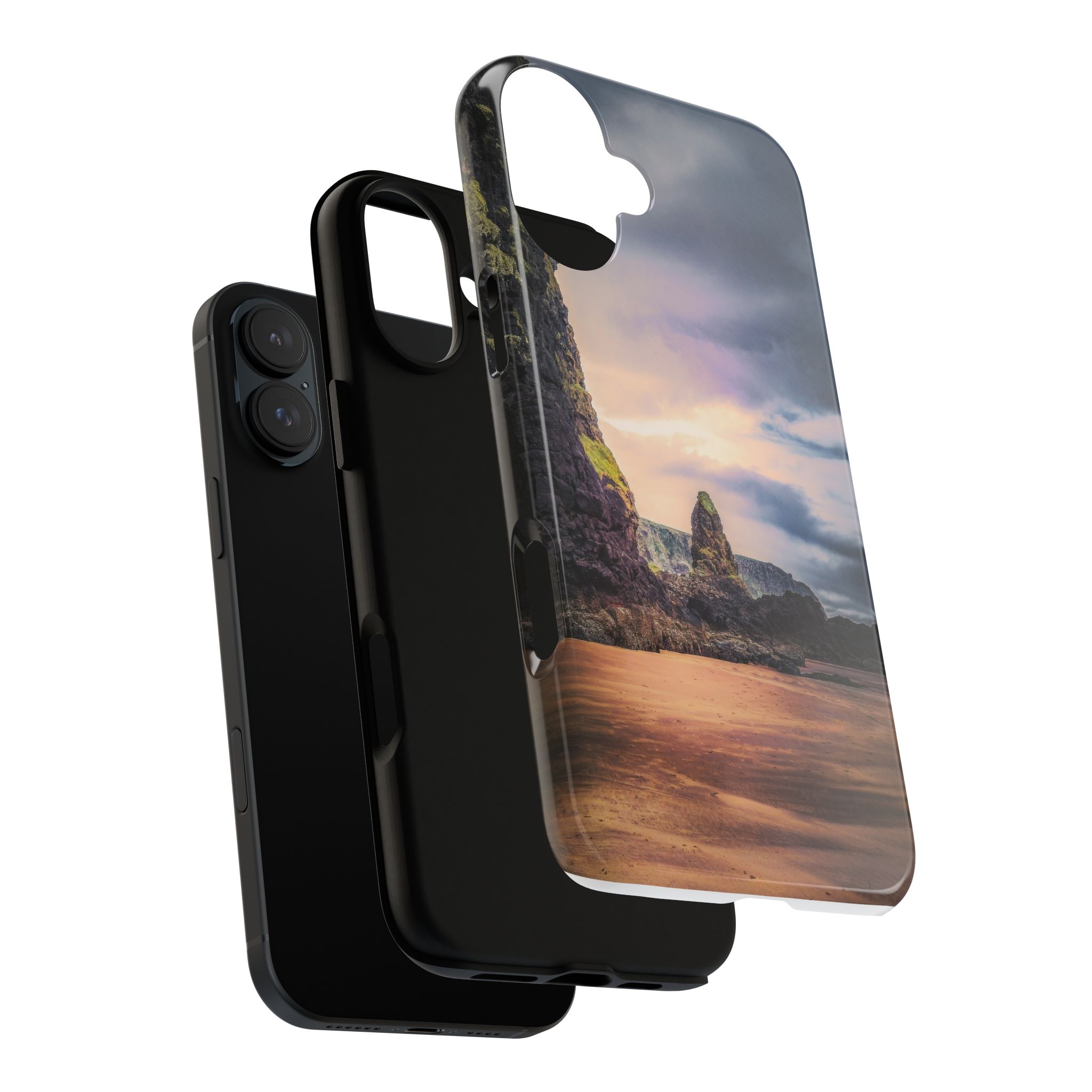 Mystic Cliff Tough Cases - Scandinavian-Modern Coastal Twilight - Image 131
