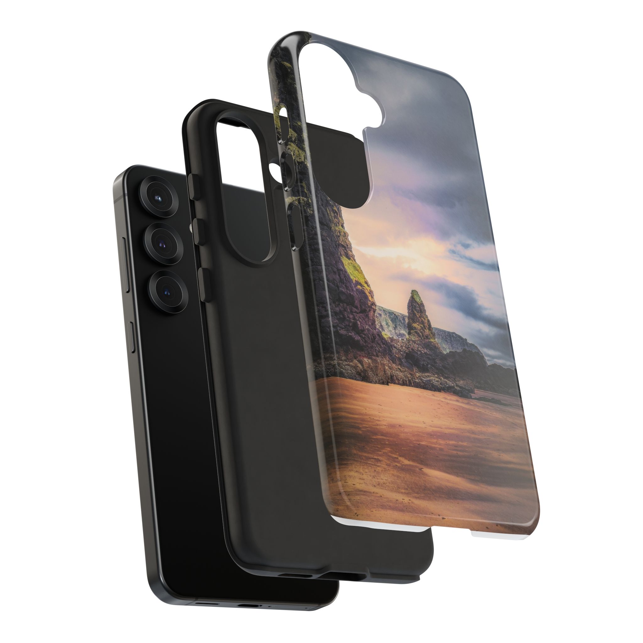 Mystic Cliff Tough Cases - Scandinavian-Modern Coastal Twilight - Image 246
