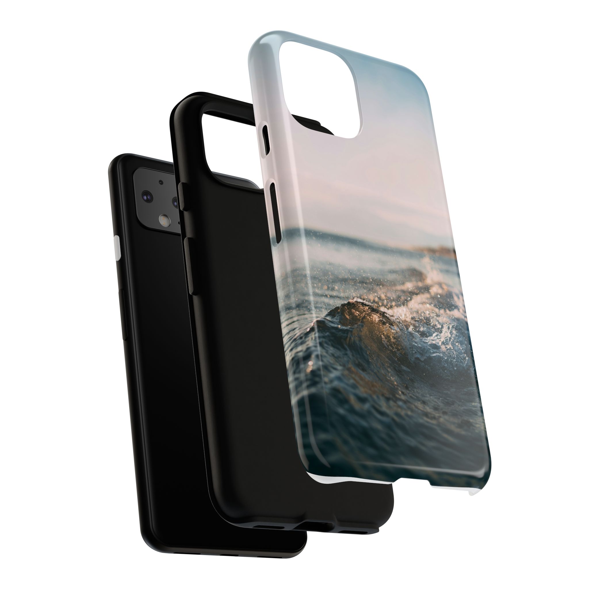 Coastal Wave Tough Cases - Scandinavian-Seaside Serenity - Image 209