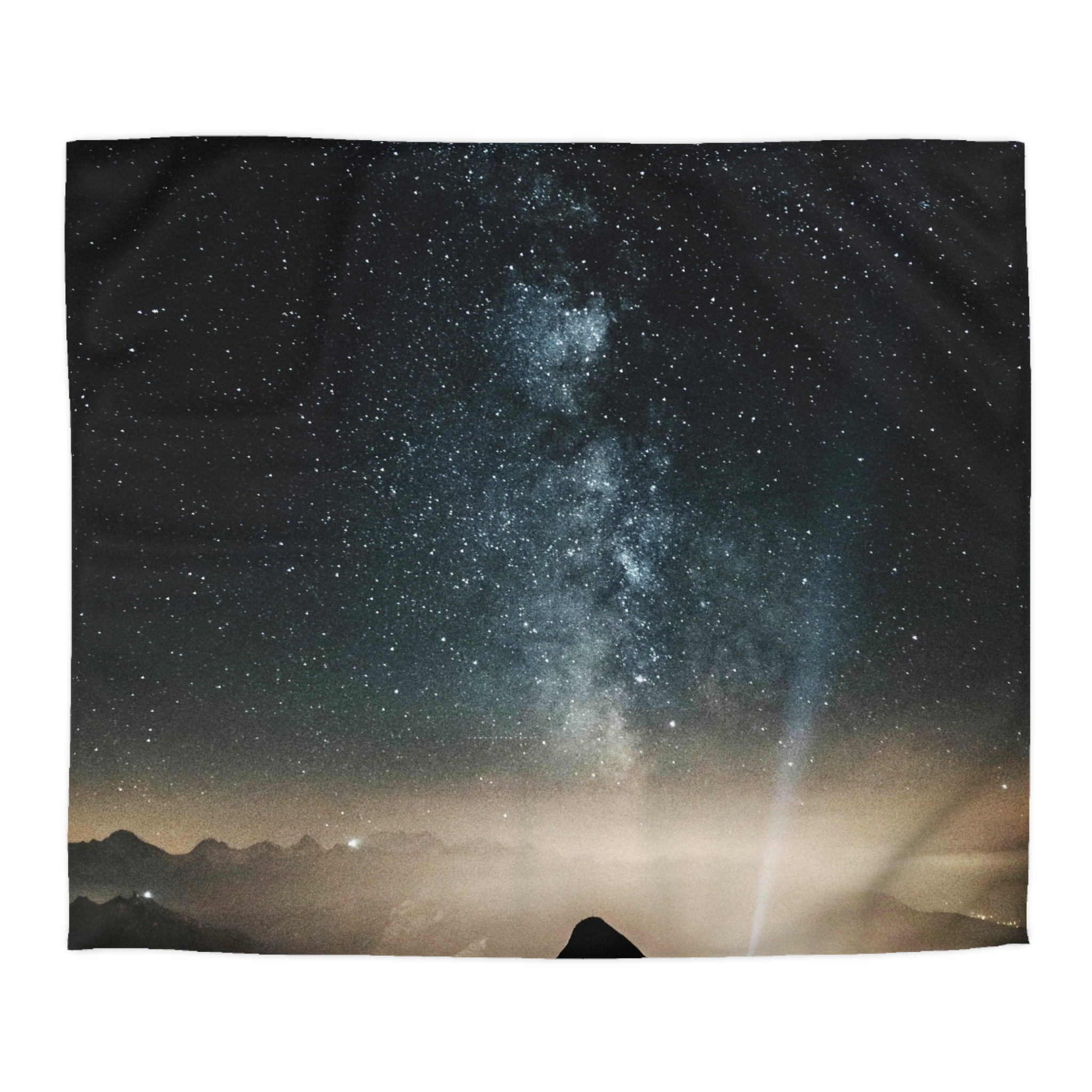 Mystic Galaxy Duvet Cover - Nocturnal-Starlight Exploration - Image 7