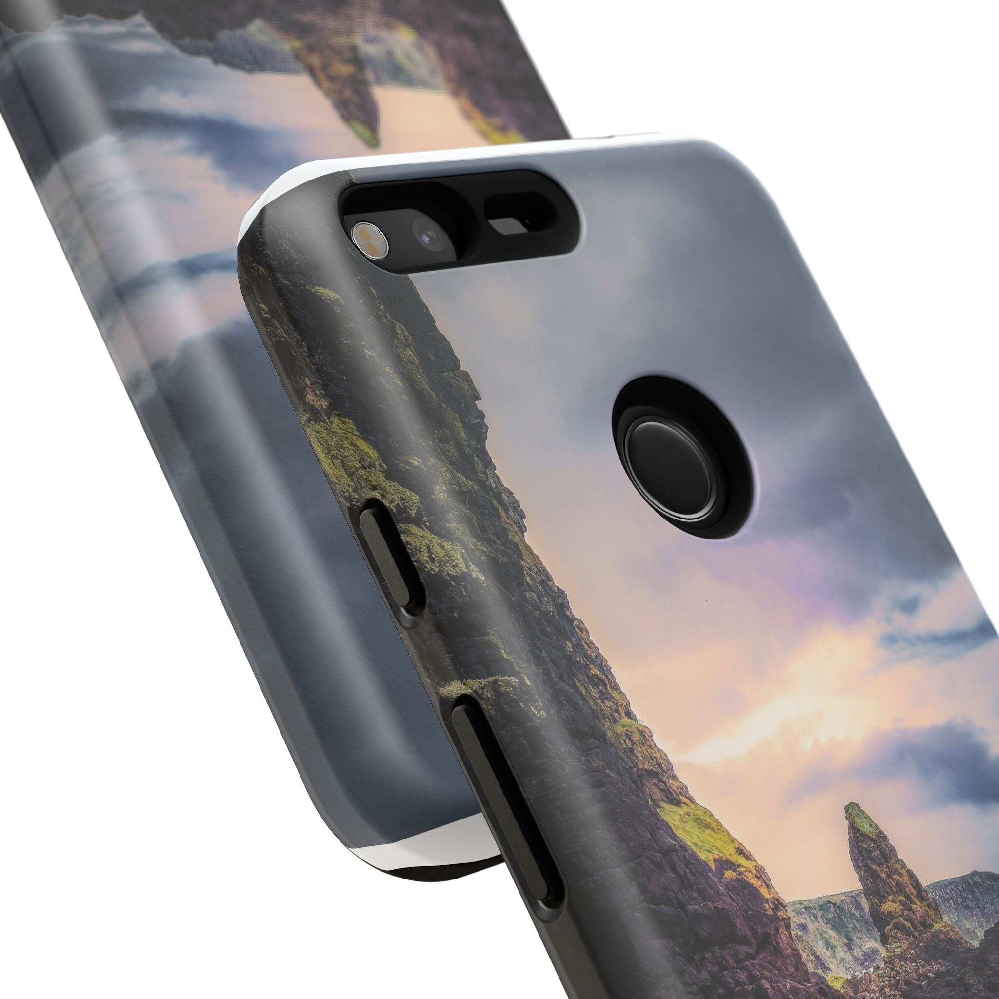Mystic Cliff Tough Cases - Scandinavian-Modern Coastal Twilight - Image 241