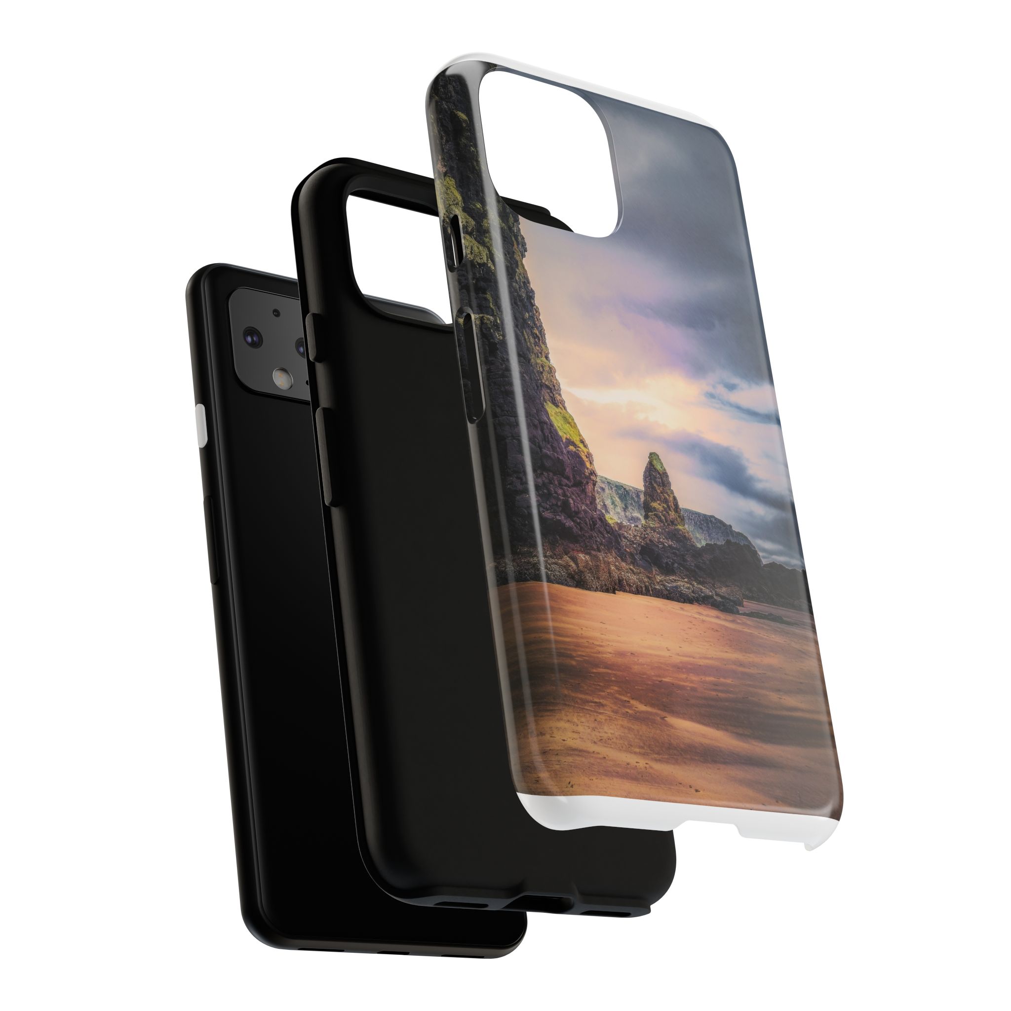 Mystic Cliff Tough Cases - Scandinavian-Modern Coastal Twilight - Image 209