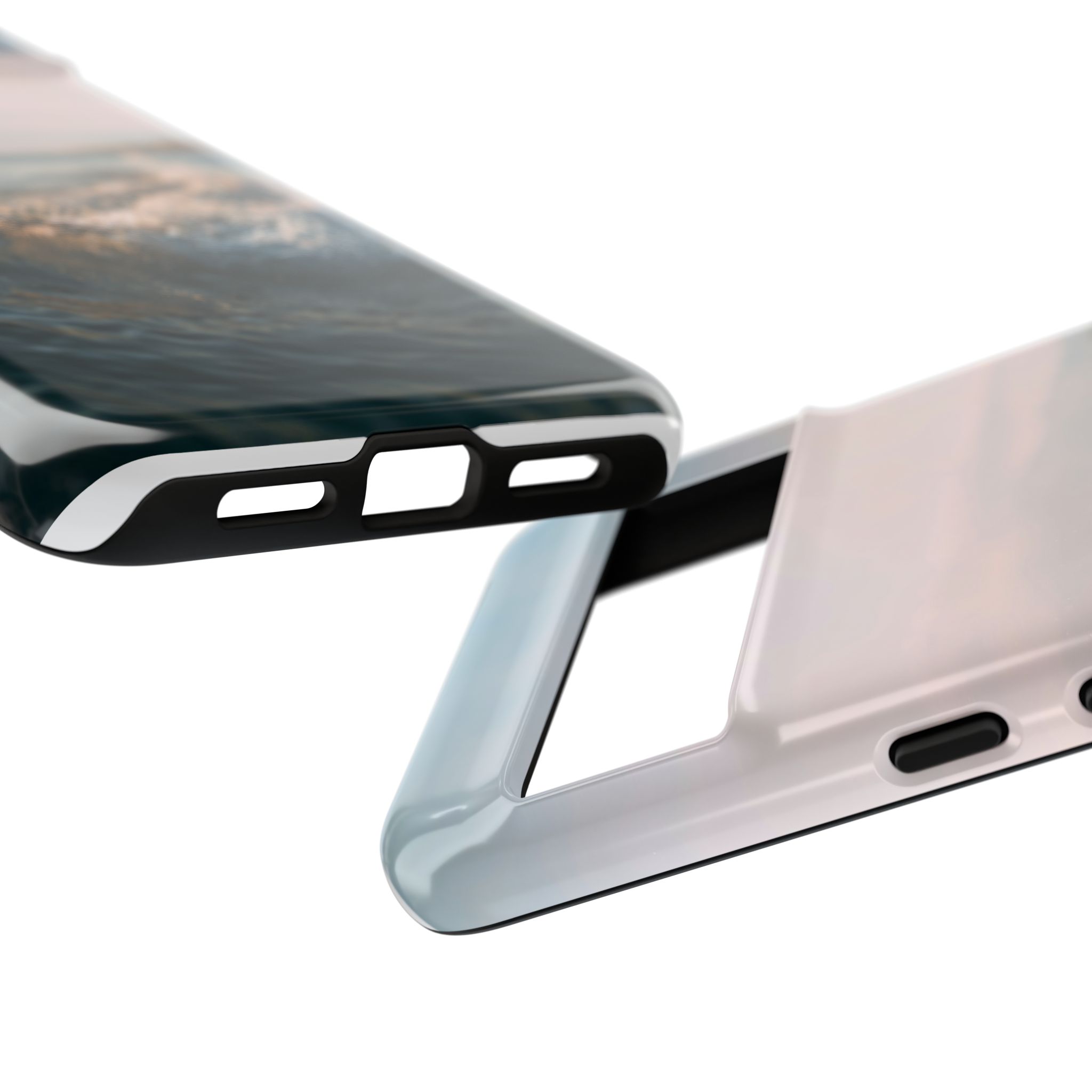 Coastal Wave Tough Cases - Scandinavian-Seaside Serenity - Image 111