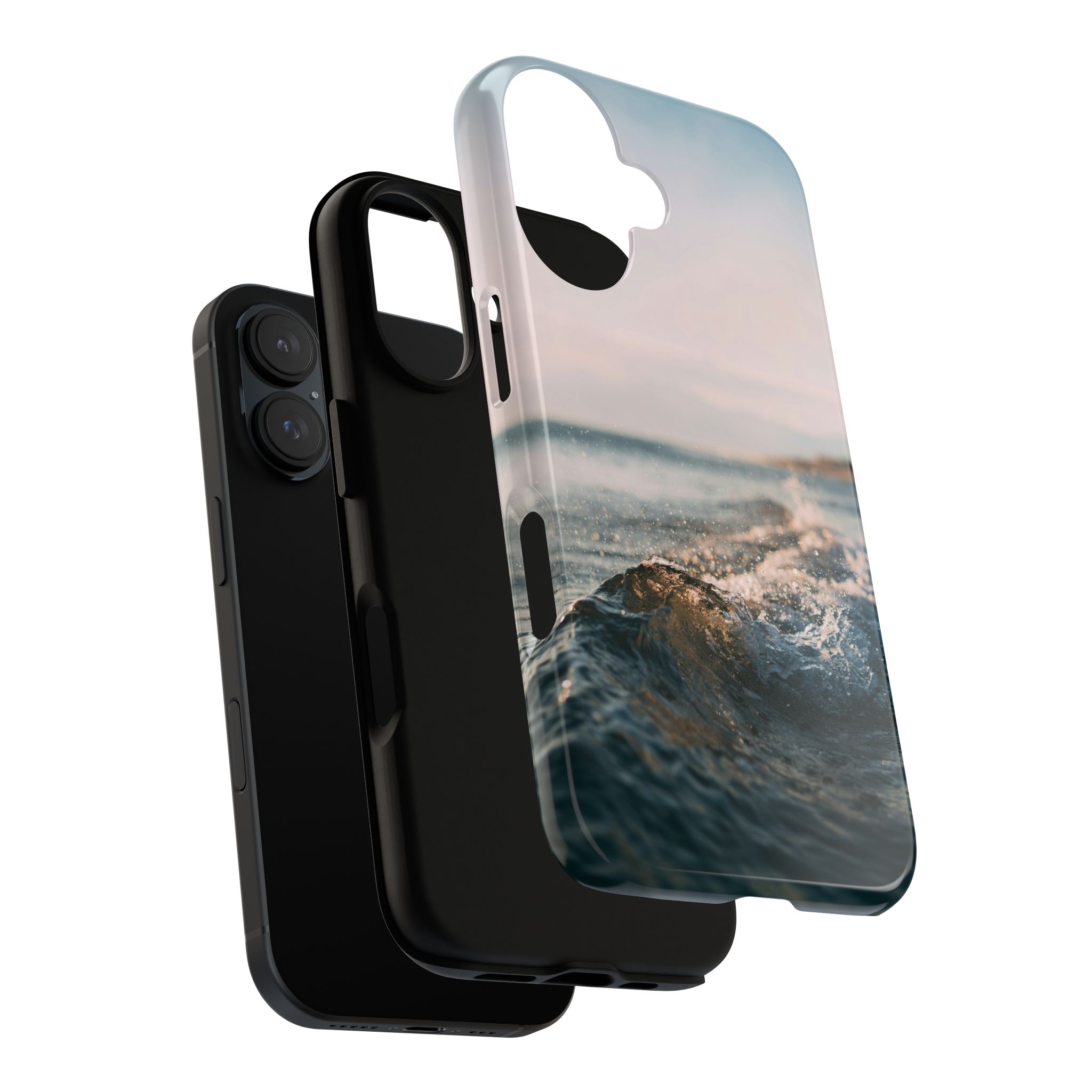 Coastal Wave Tough Cases - Scandinavian-Seaside Serenity - Image 123