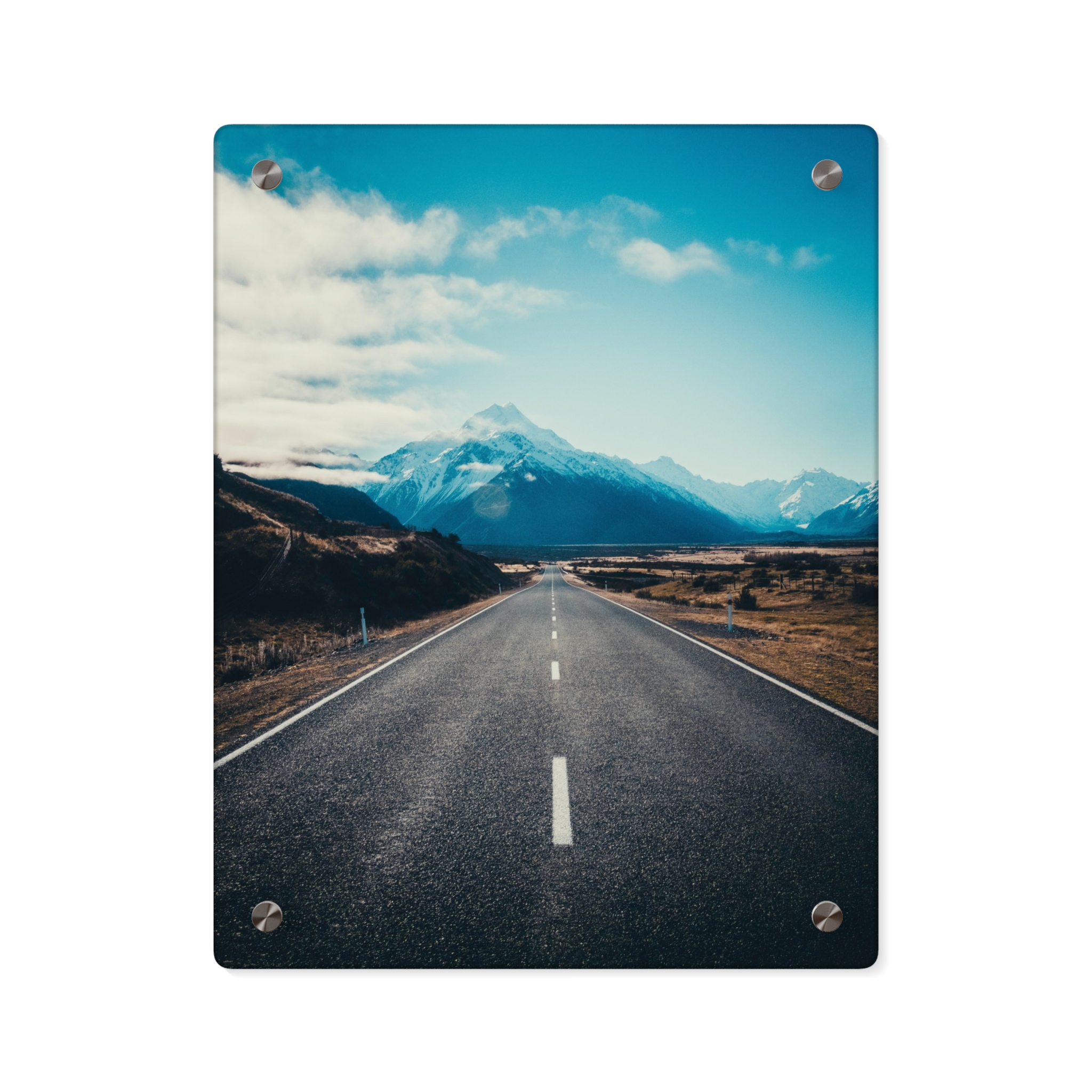 Alpine Horizon Acrylic Wall Art - Cinematic-Vista Roadscape - Image 9