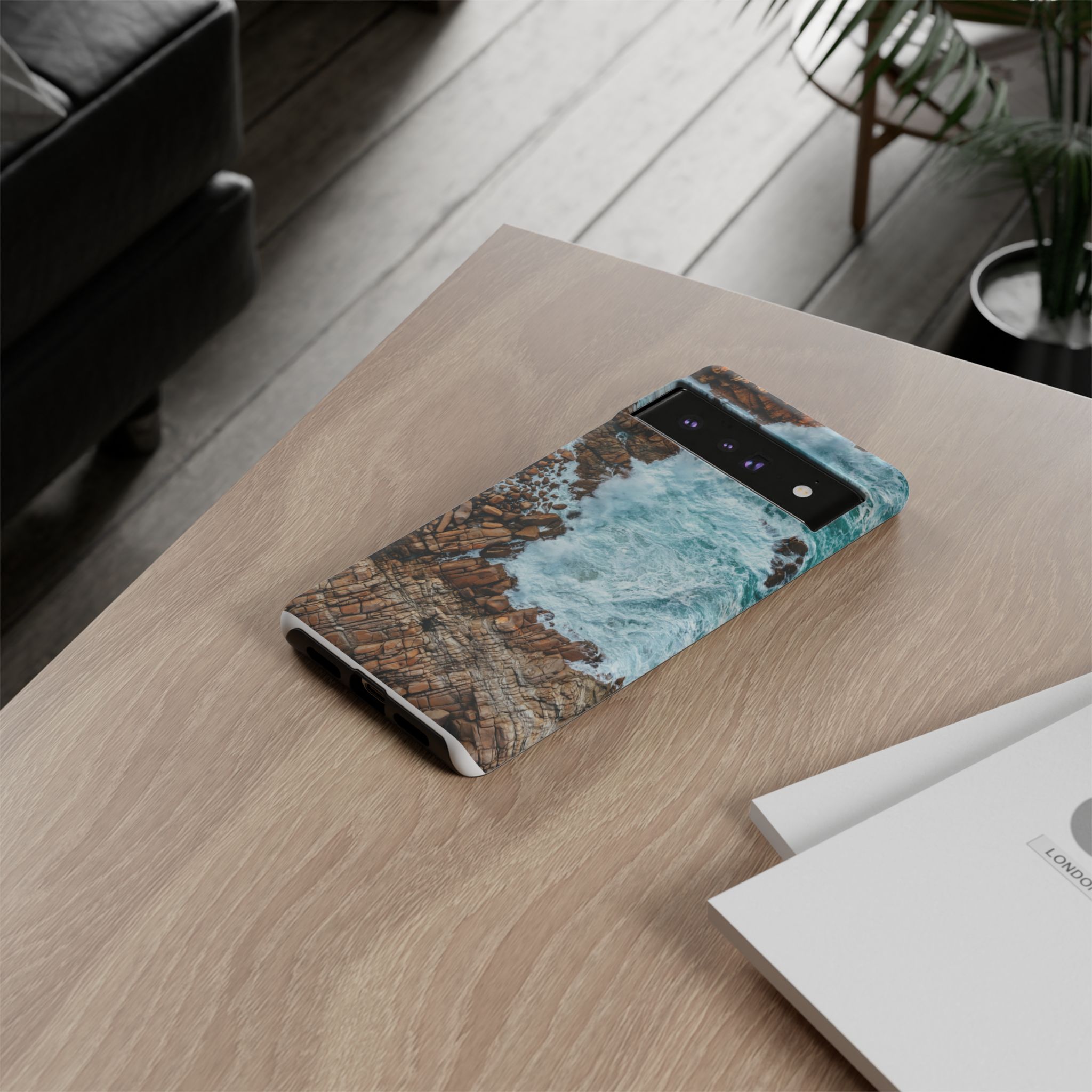 Coastal-Nautilus Tough Cases - Scandinavian-Rustic Shoreline - Image 56