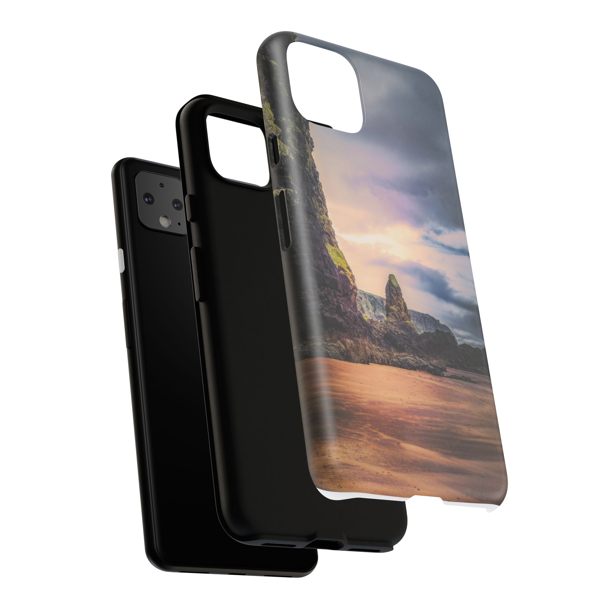 Mystic Cliff Tough Cases - Scandinavian-Modern Coastal Twilight - Image 218