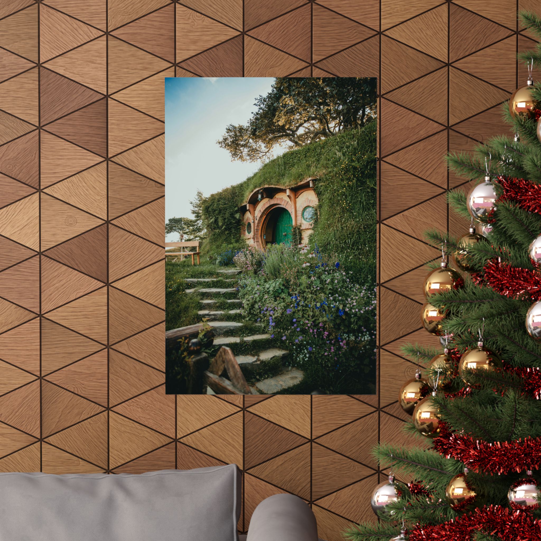 Cottagecore Hobbit Matte Vertical Poster - Botanical-Pathway Rustic-Charm - Image 24