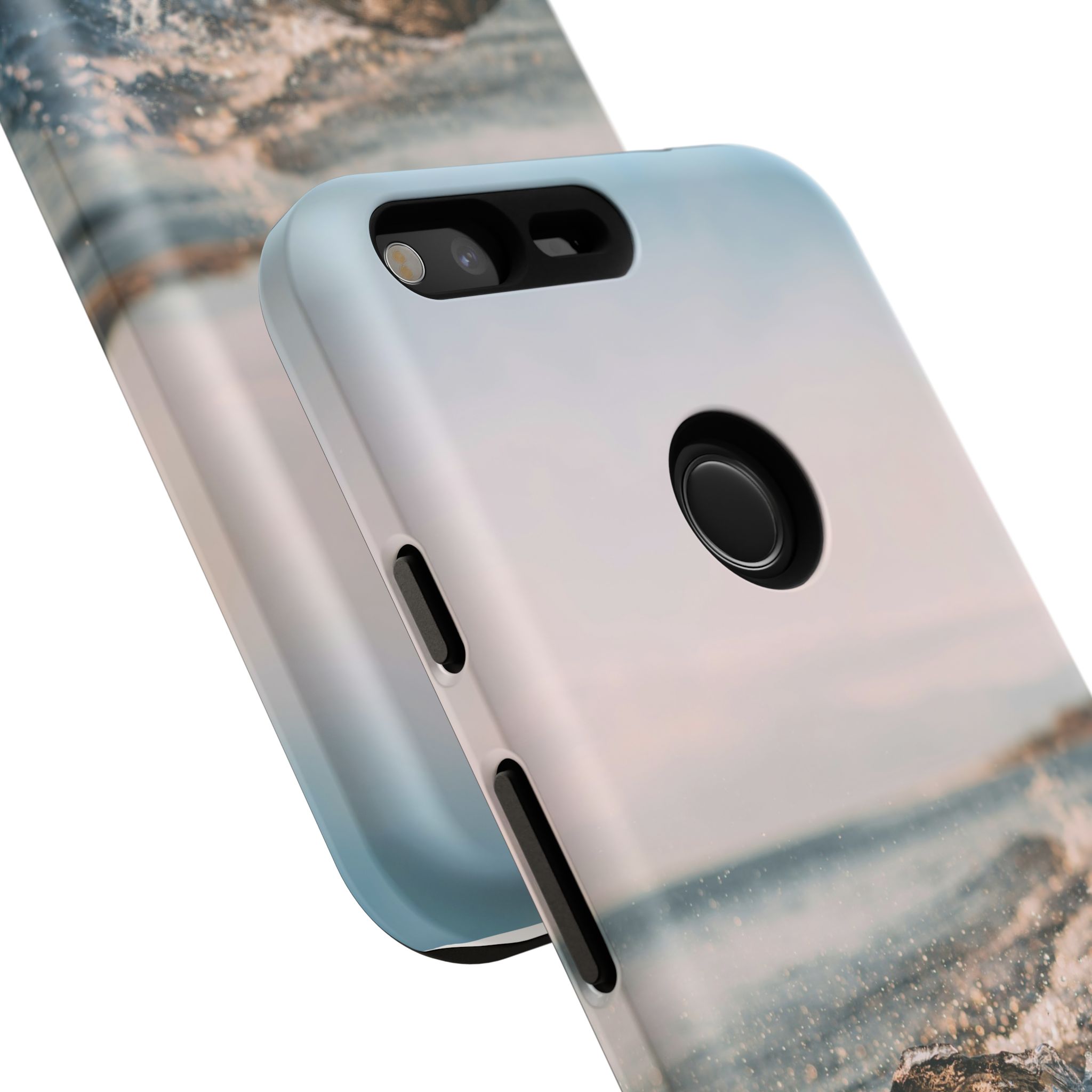 Coastal Wave Tough Cases - Scandinavian-Seaside Serenity - Image 241