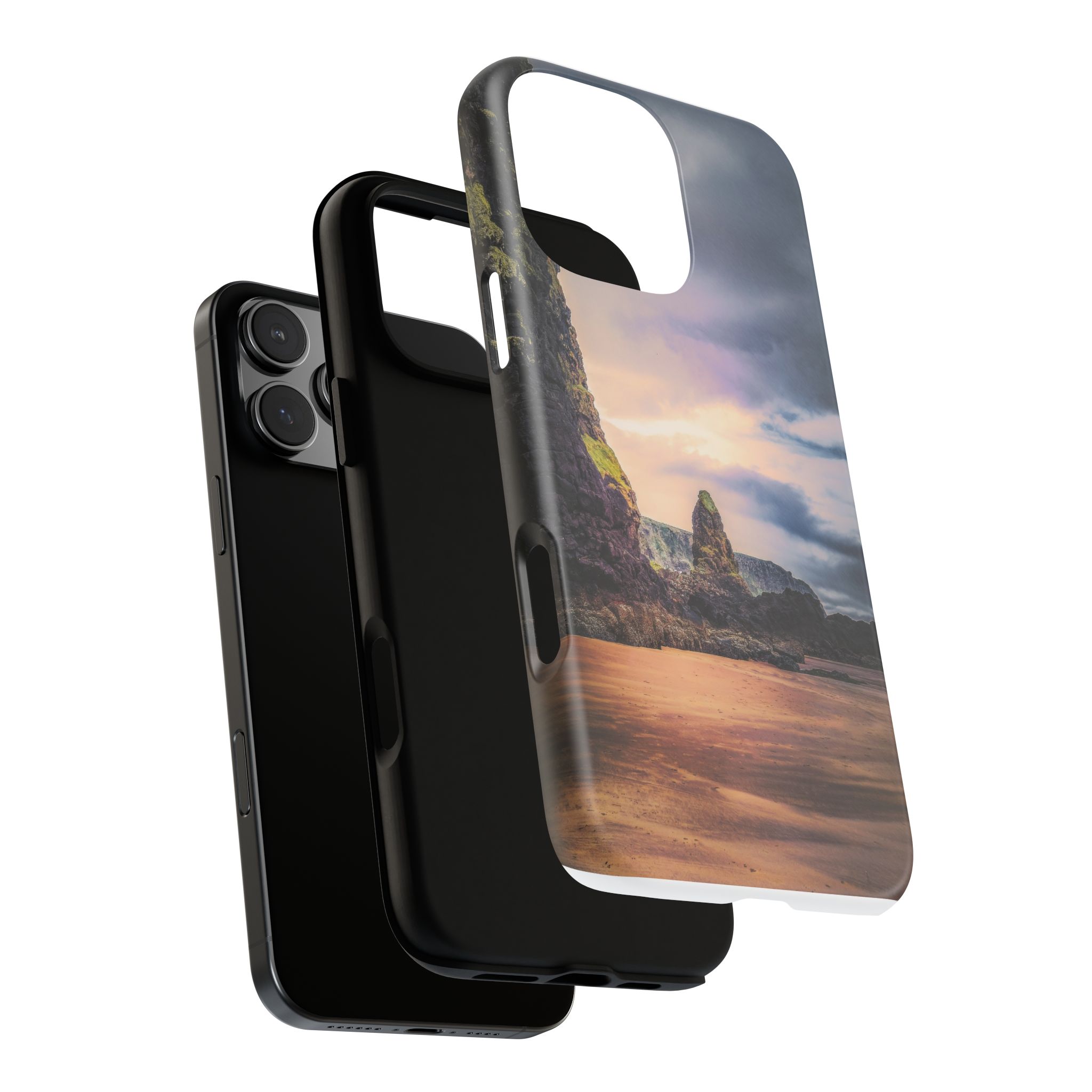 Mystic Cliff Tough Cases - Scandinavian-Modern Coastal Twilight - Image 151