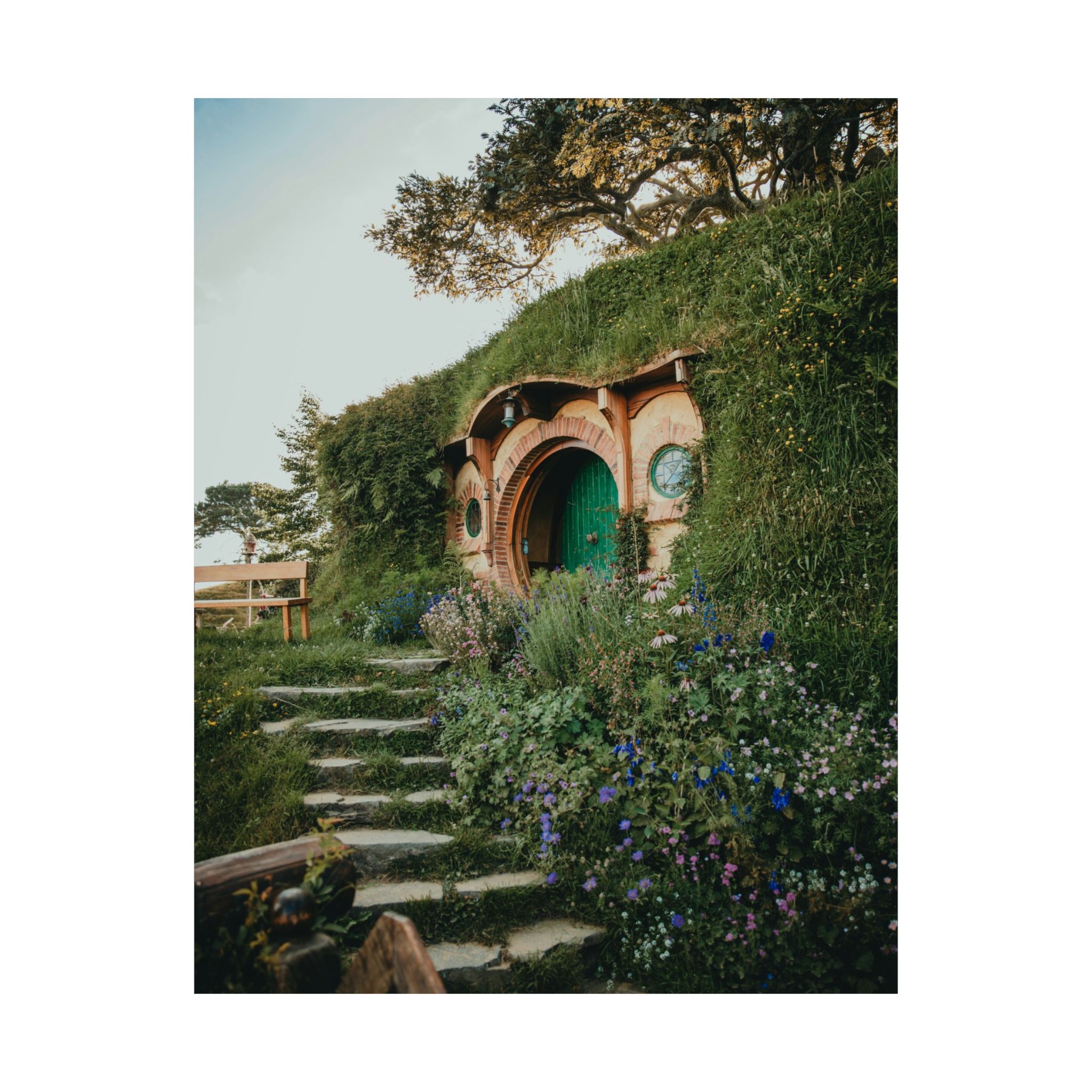 Cottagecore Hobbit Matte Vertical Poster - Botanical-Pathway Rustic-Charm - Image 6