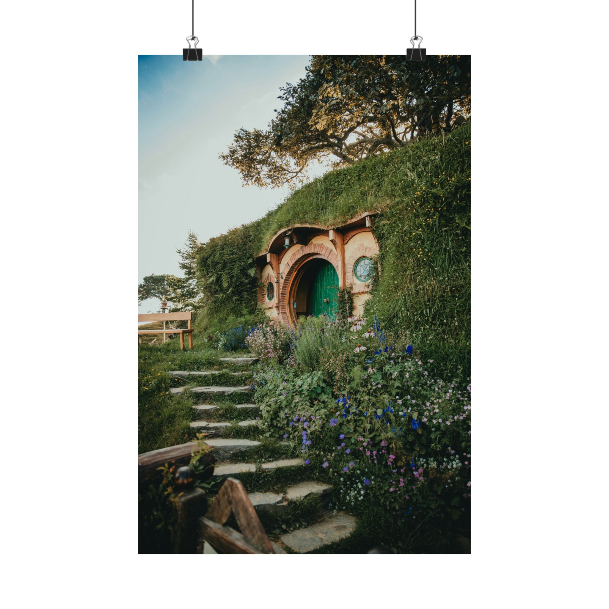 Cottagecore Hobbit Matte Vertical Poster - Botanical-Pathway Rustic-Charm - Image 9