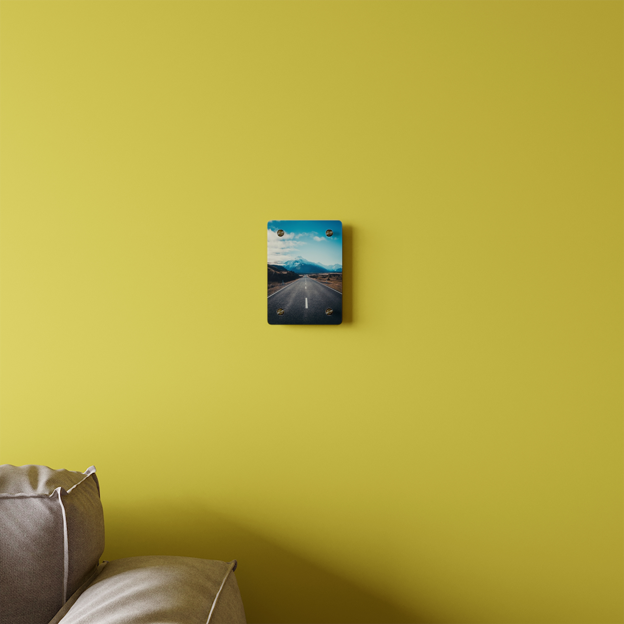 Alpine Horizon Acrylic Wall Art - Cinematic-Vista Roadscape - Image 4