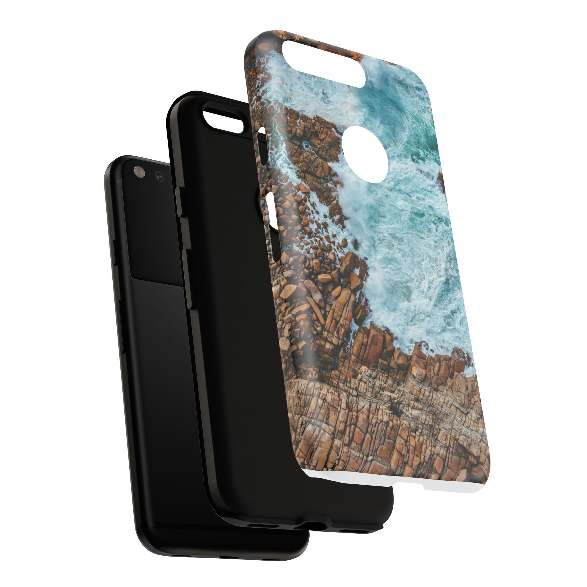 Coastal-Nautilus Tough Cases - Scandinavian-Rustic Shoreline - Image 236
