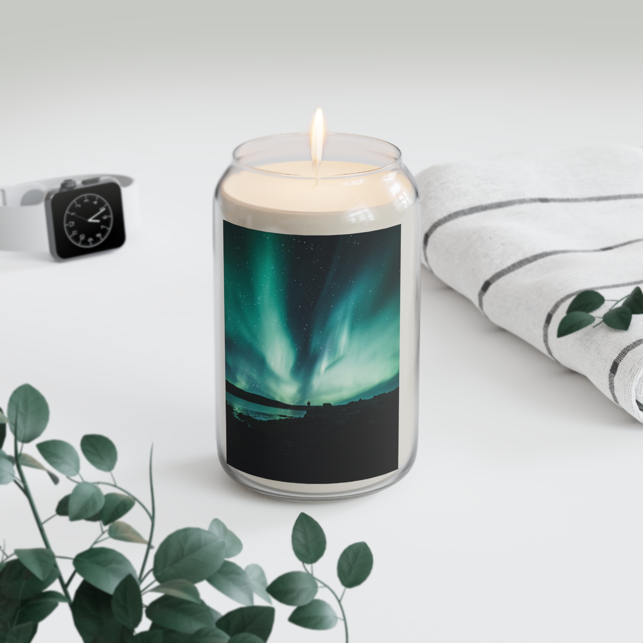 Aurora Borealis Scented Candle, 13.75oz - Ethereal-Night Skyscape - Image 4