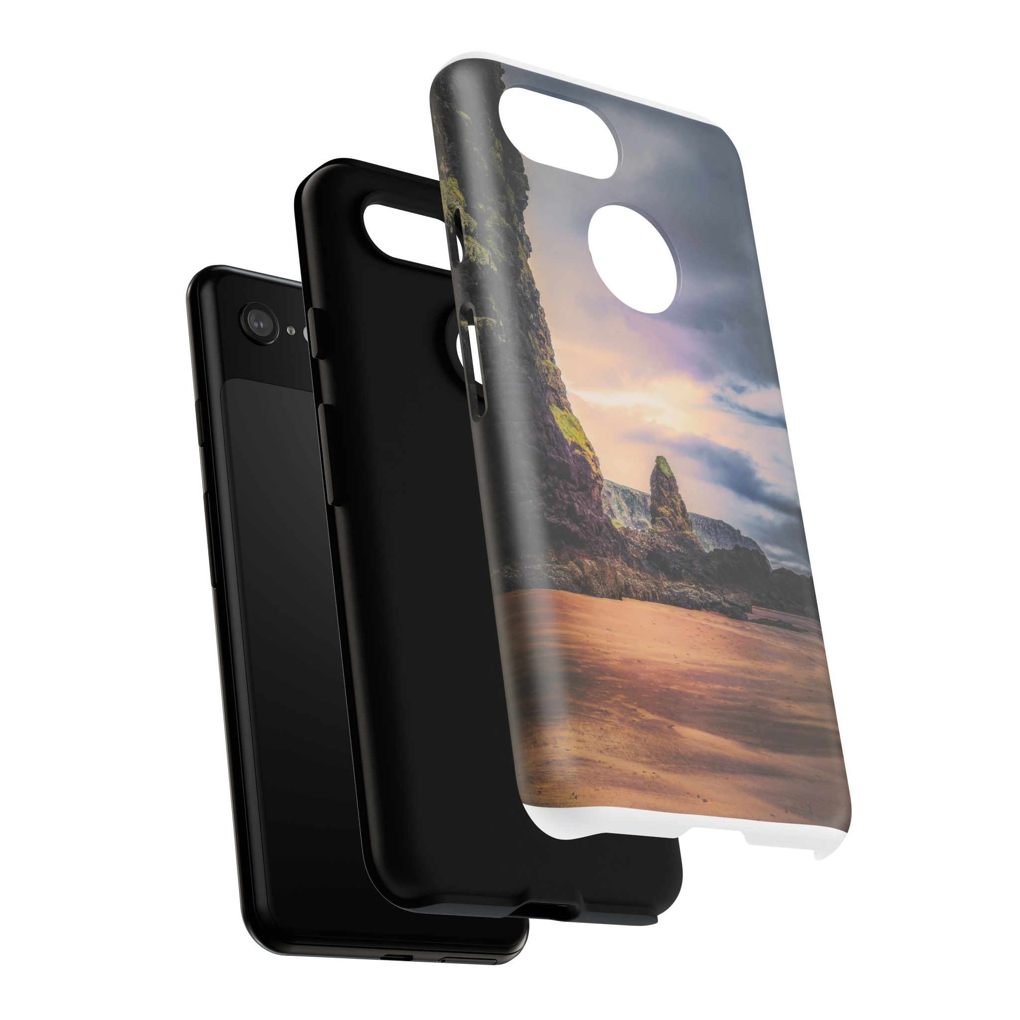 Mystic Cliff Tough Cases - Scandinavian-Modern Coastal Twilight - Image 188