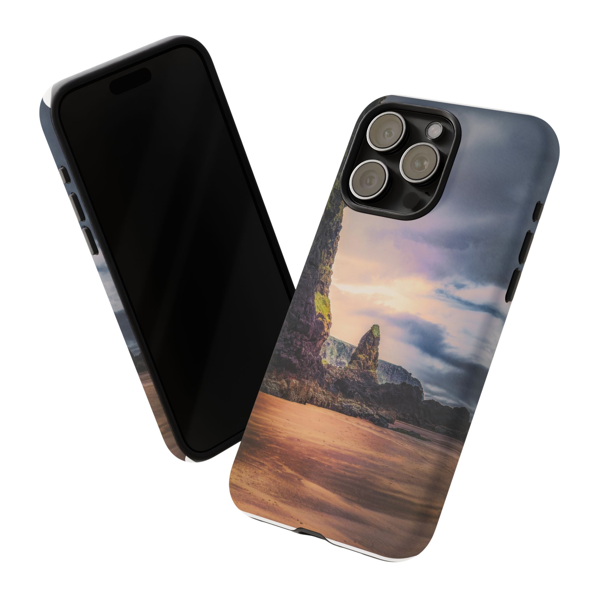Mystic Cliff Tough Cases - Scandinavian-Modern Coastal Twilight - Image 79