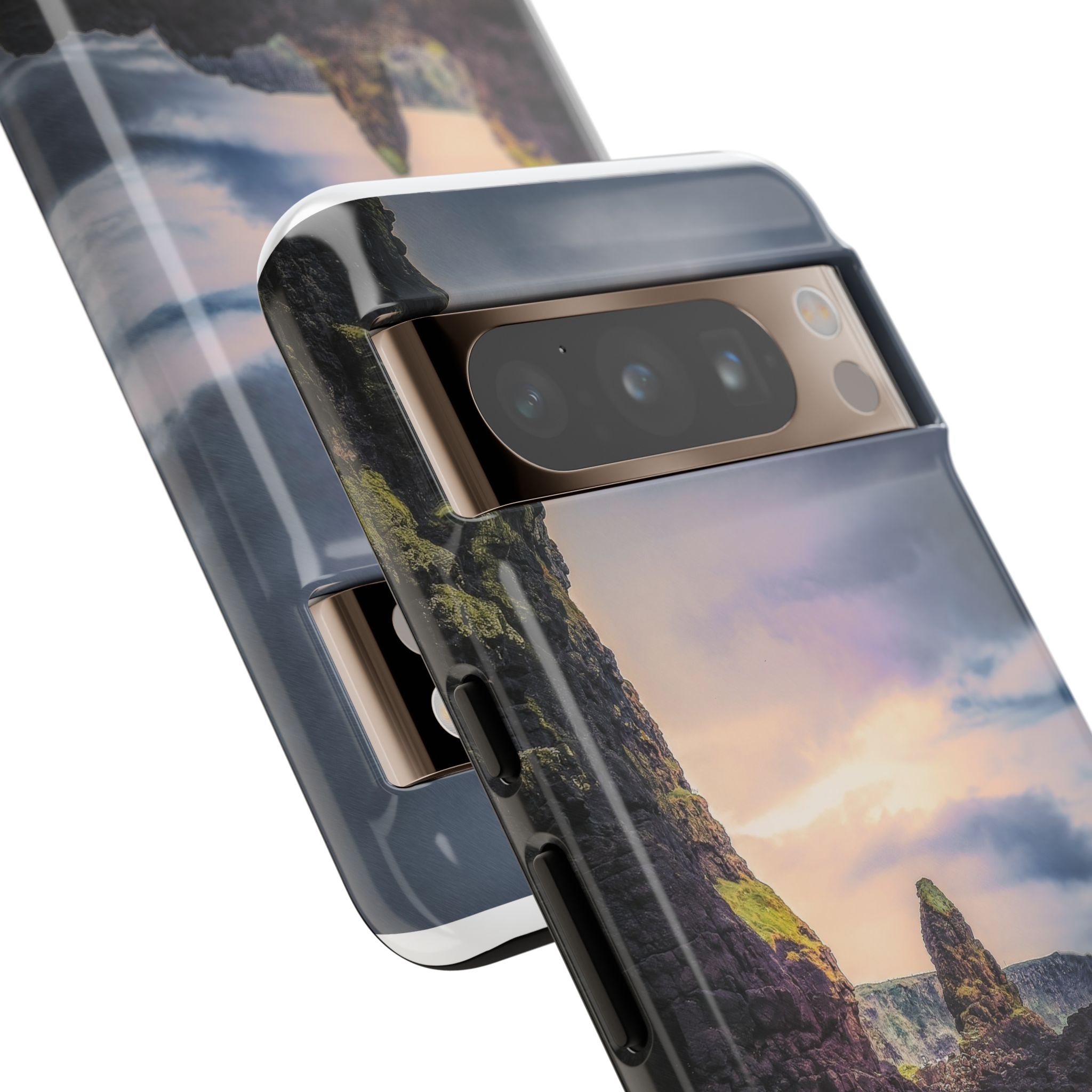 Mystic Cliff Tough Cases - Scandinavian-Modern Coastal Twilight - Image 106