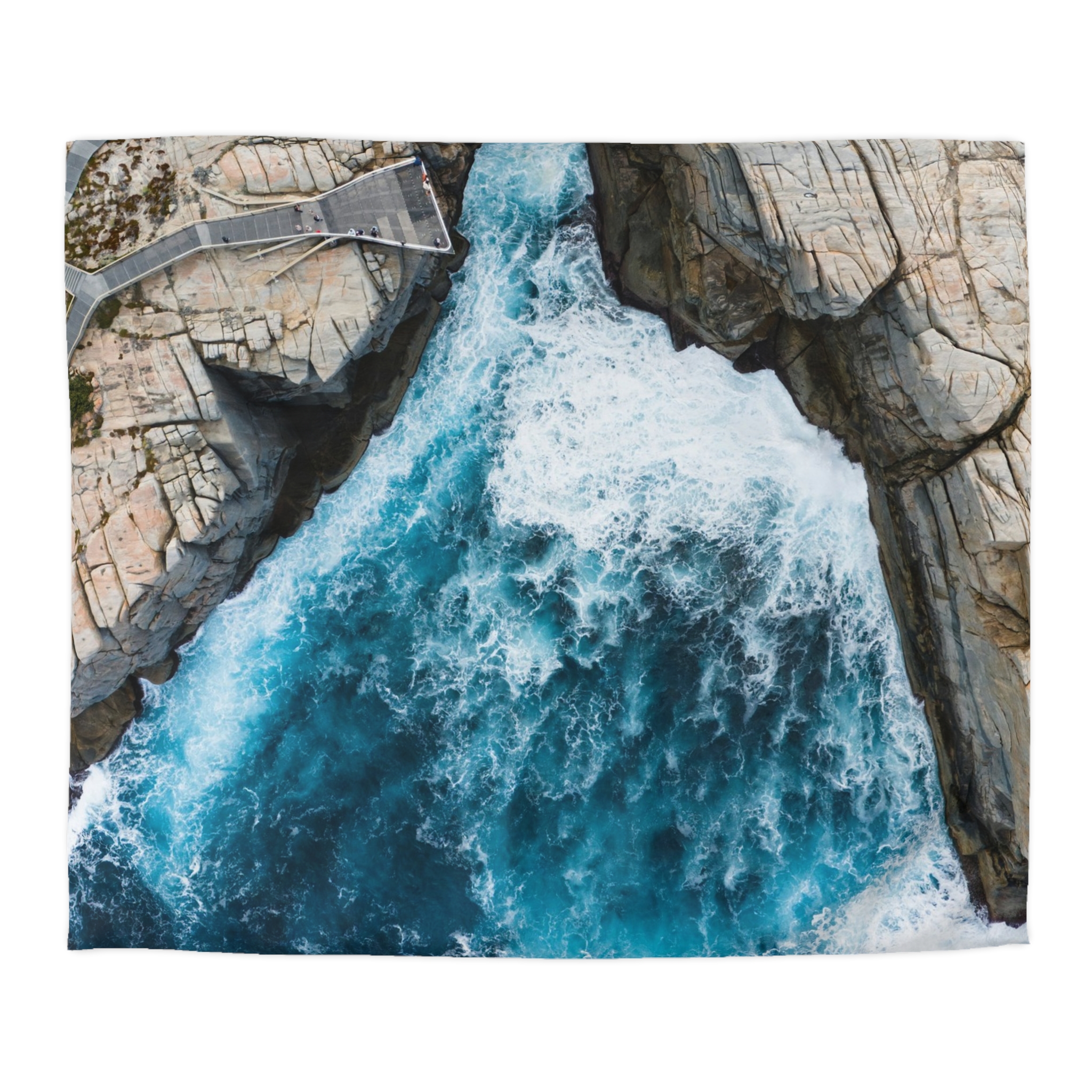 Coastal-Cliff Duvet Cover - Scandinavian-Seaside Storm - Image 7