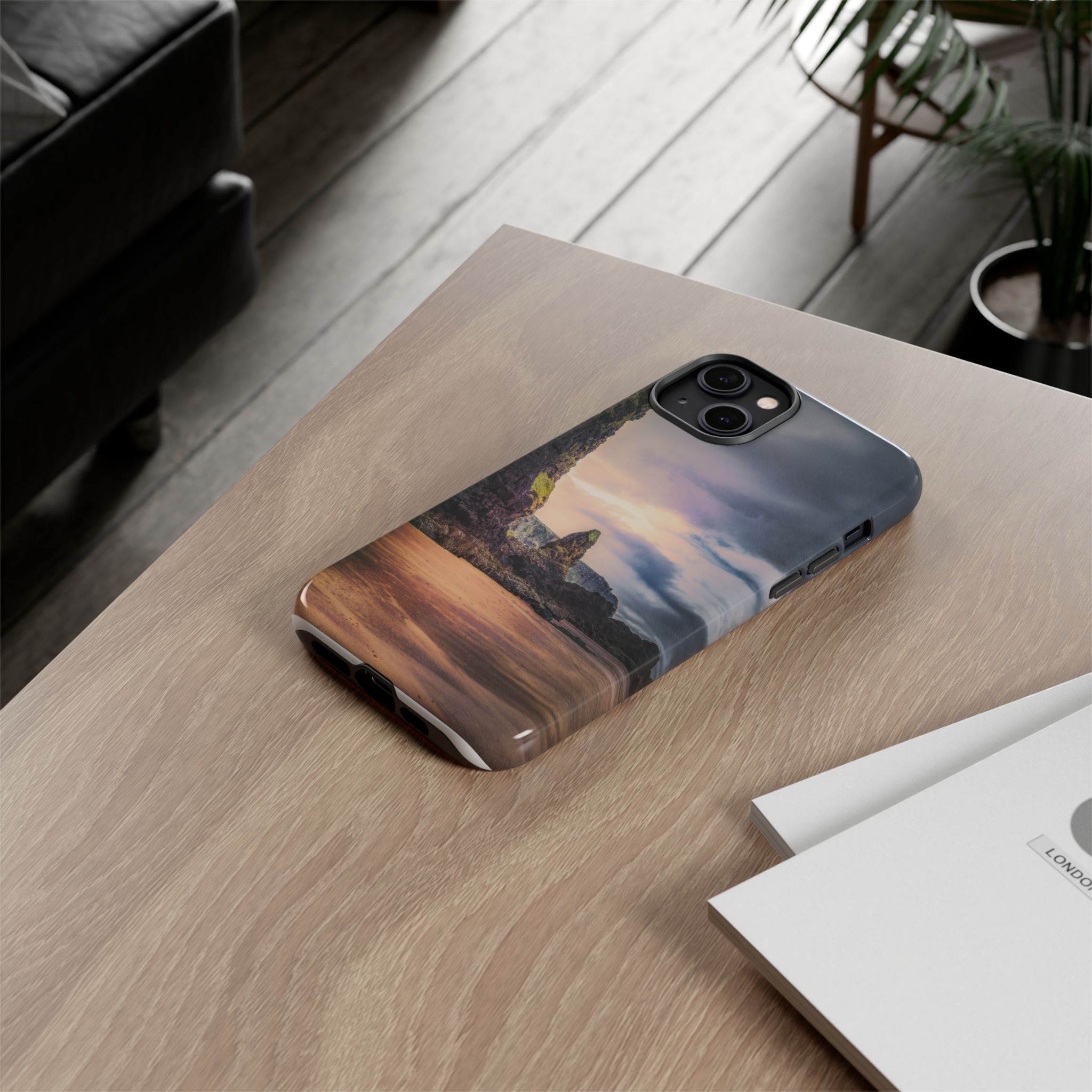 Mystic Cliff Tough Cases - Scandinavian-Modern Coastal Twilight - Image 4