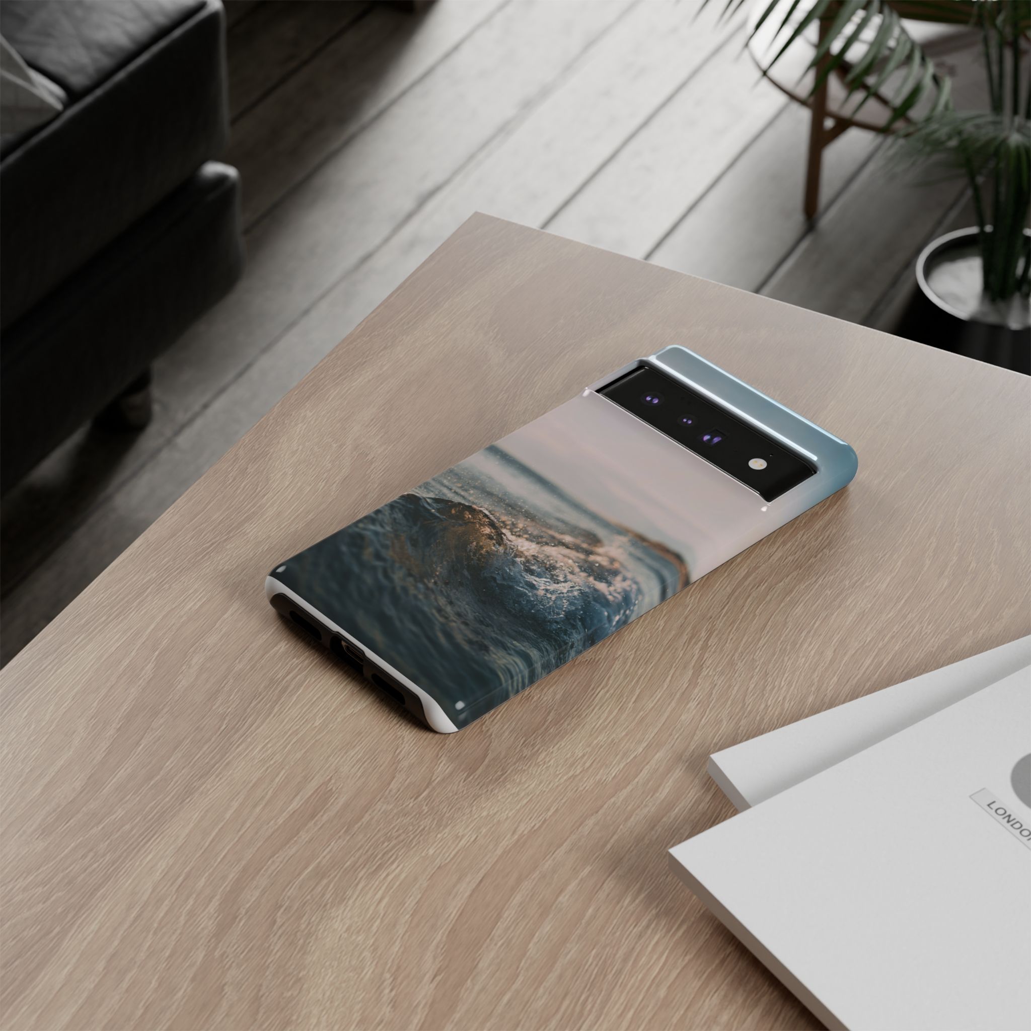 Coastal Wave Tough Cases - Scandinavian-Seaside Serenity - Image 52