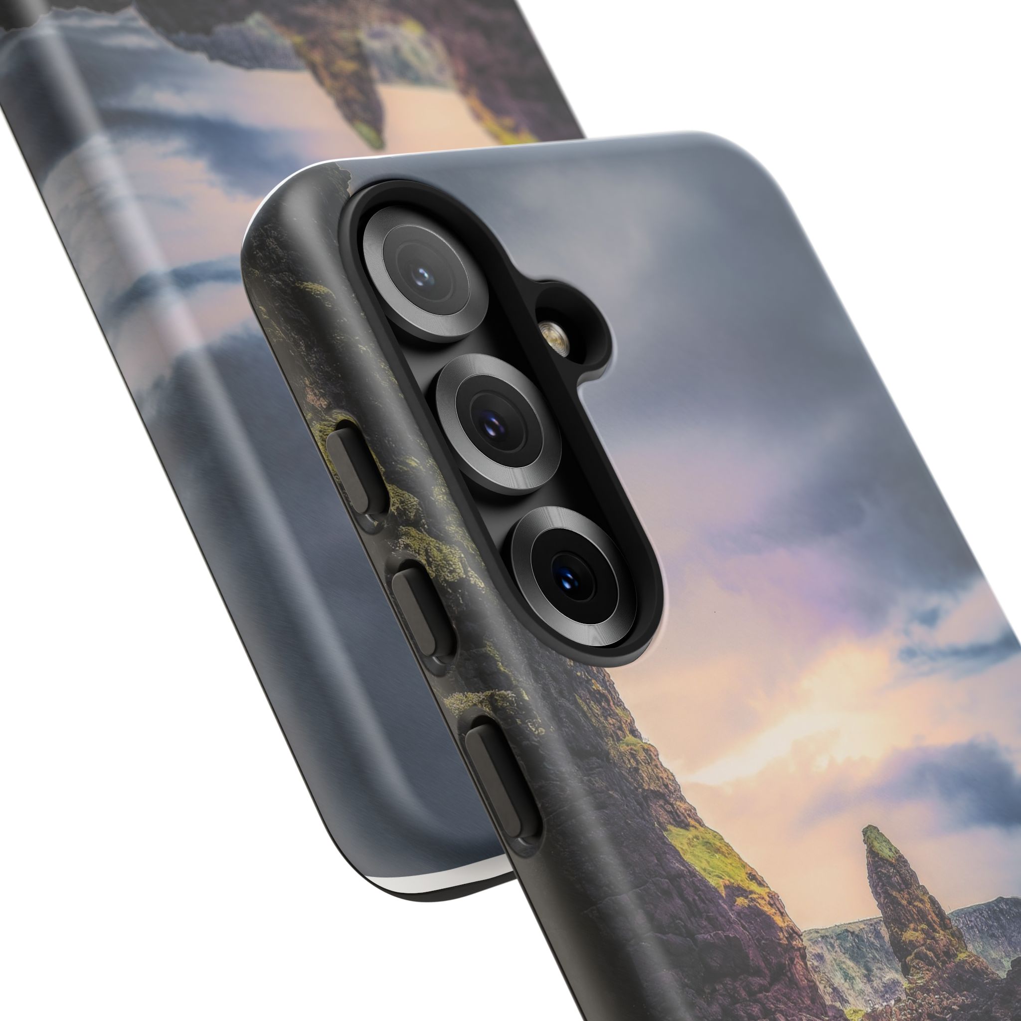 Mystic Cliff Tough Cases - Scandinavian-Modern Coastal Twilight - Image 248