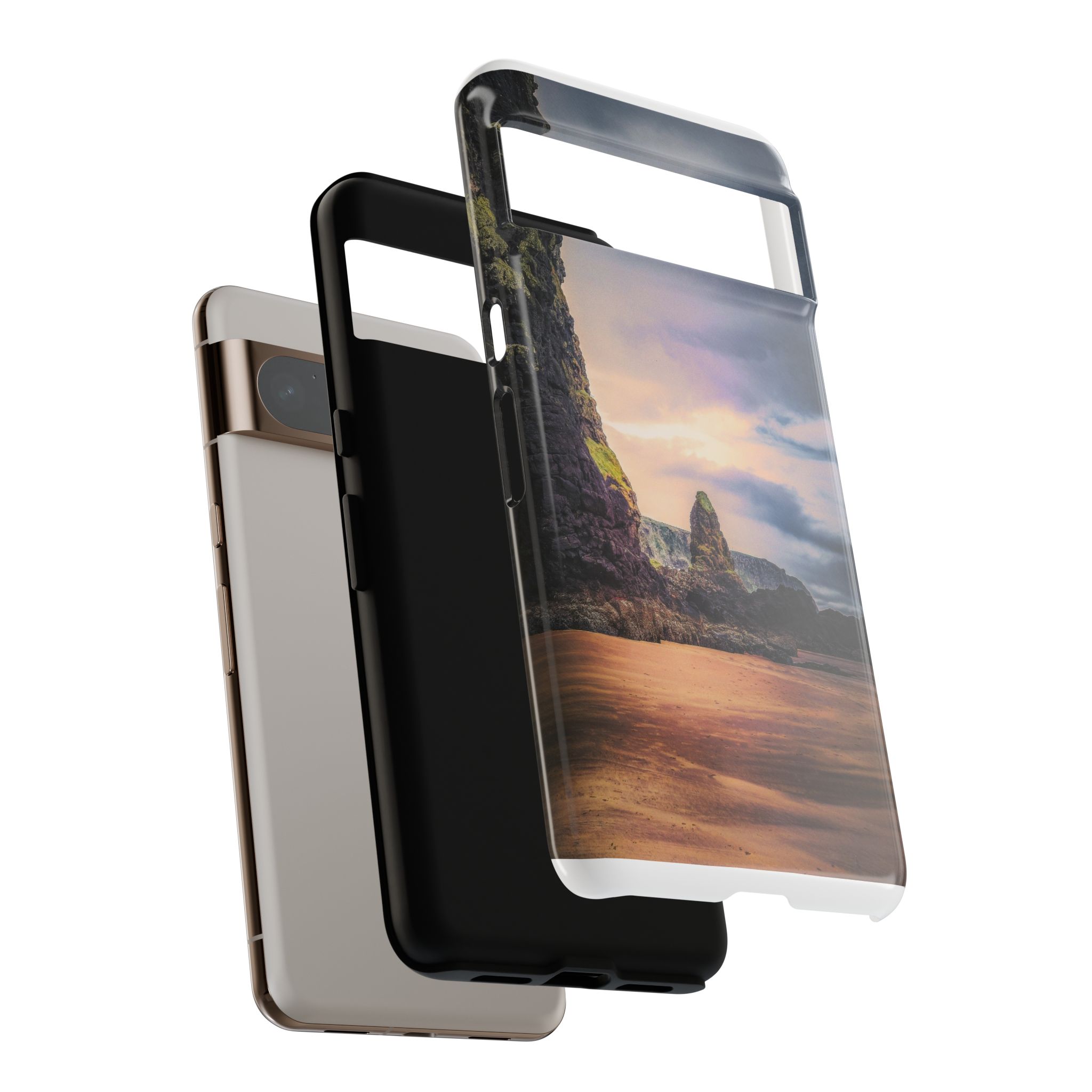 Mystic Cliff Tough Cases - Scandinavian-Modern Coastal Twilight - Image 108