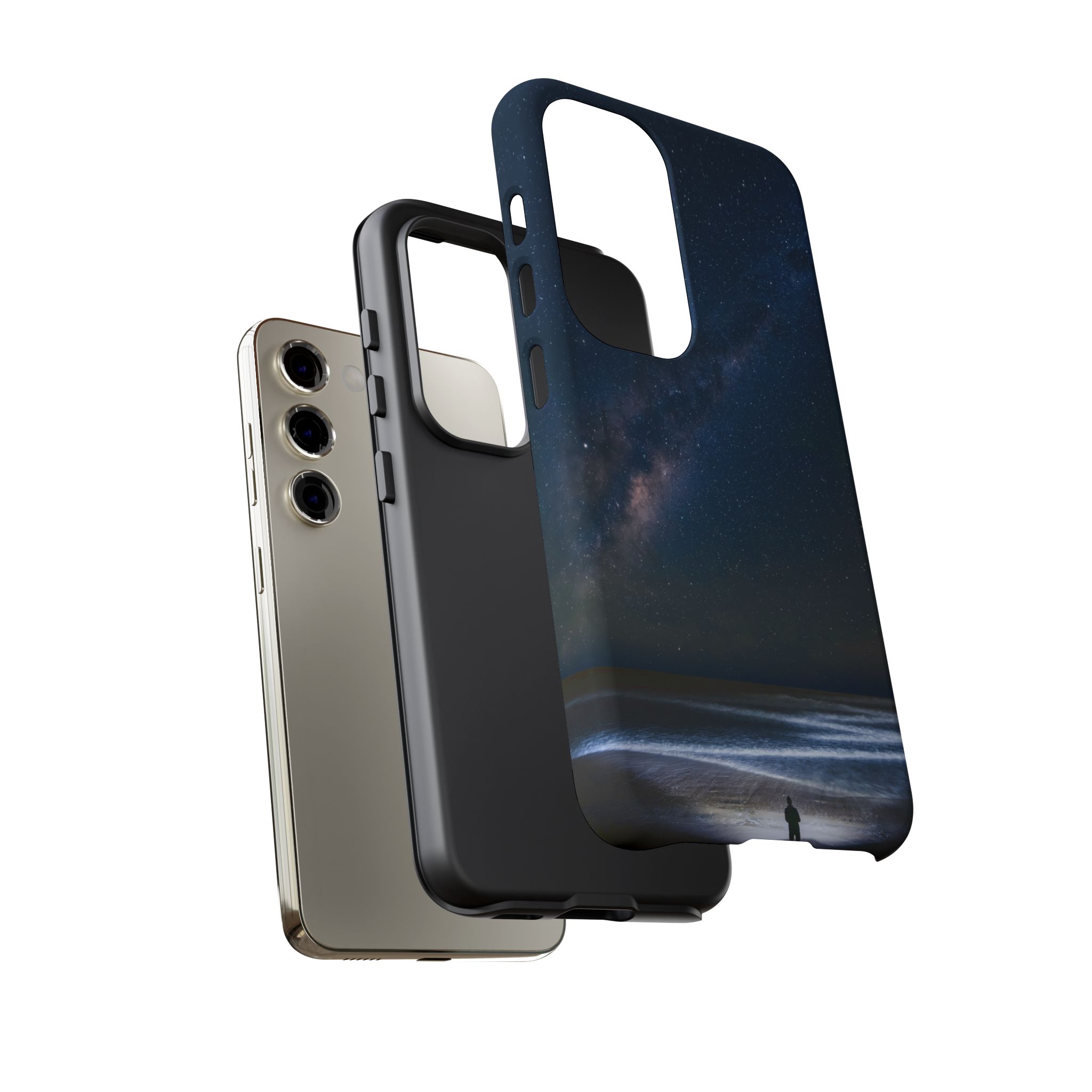 Cosmic Ocean Tough Cases - Starry-Night Horizon Glow - Image 23