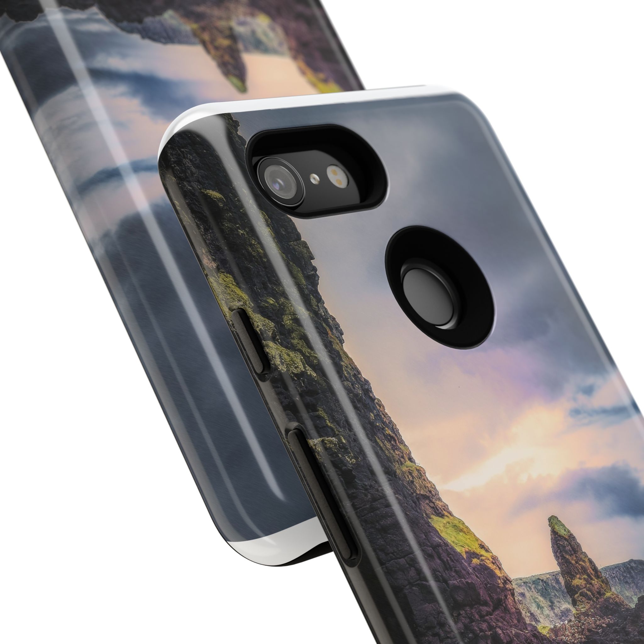 Mystic Cliff Tough Cases - Scandinavian-Modern Coastal Twilight - Image 184