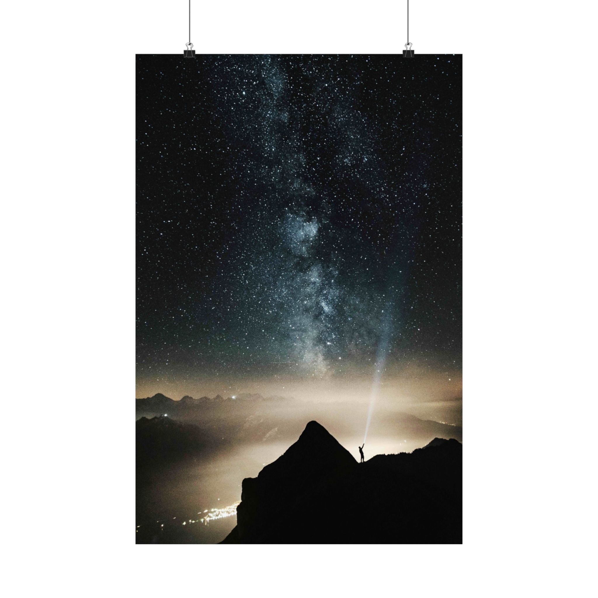 Mystic Galaxy Matte Vertical Poster - Nocturnal-Starlight Exploration - Image 21