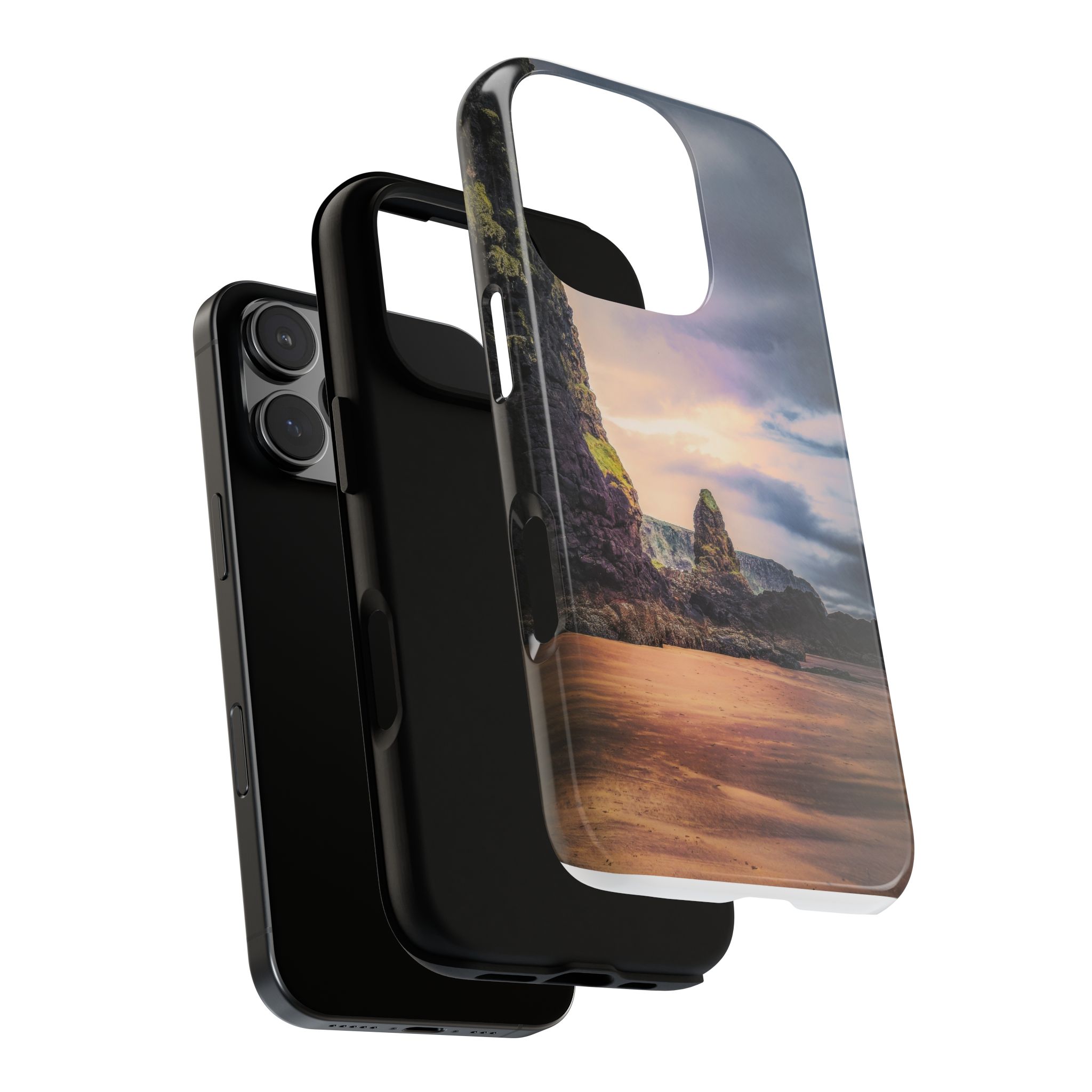 Mystic Cliff Tough Cases - Scandinavian-Modern Coastal Twilight - Image 139