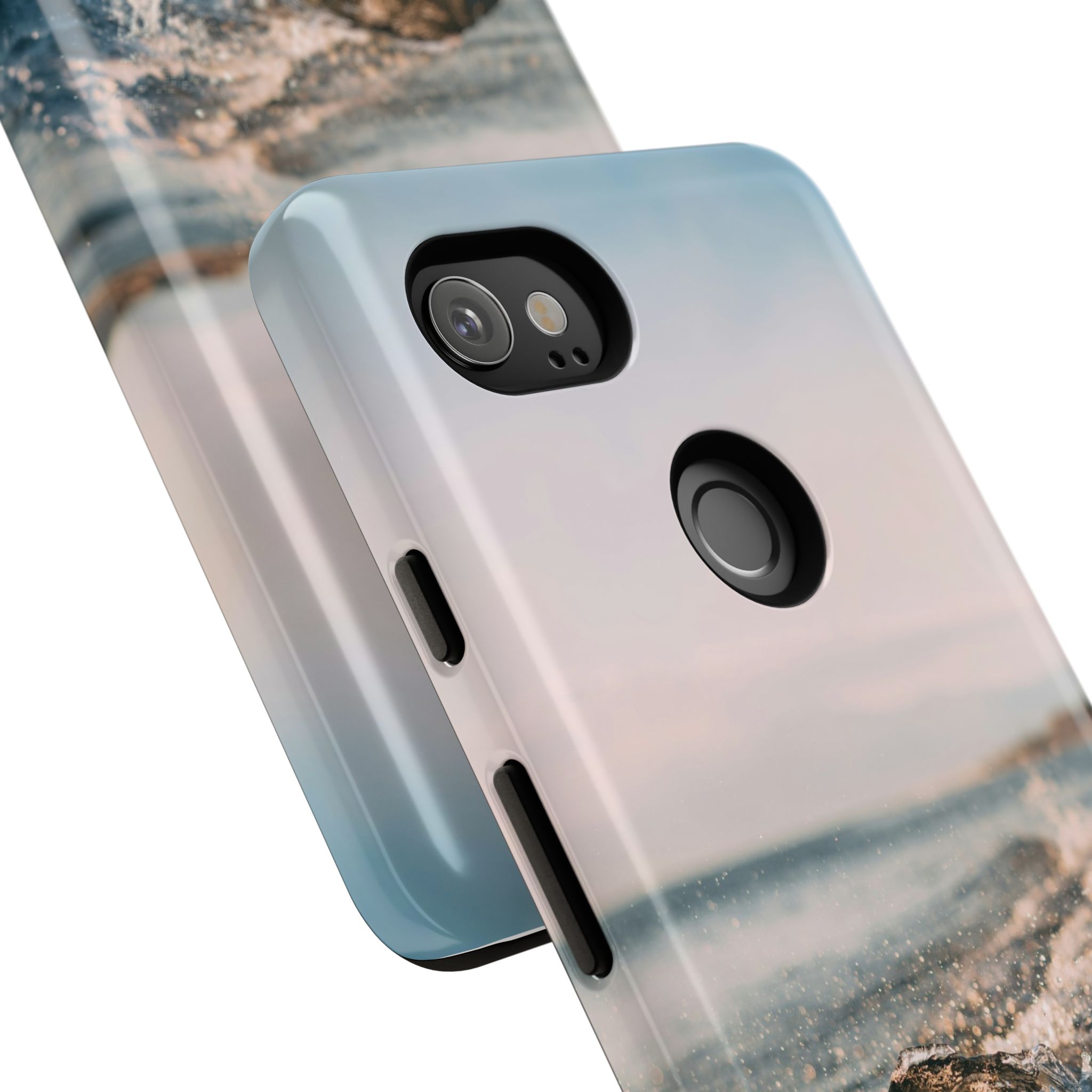 Coastal Wave Tough Cases - Scandinavian-Seaside Serenity - Image 178