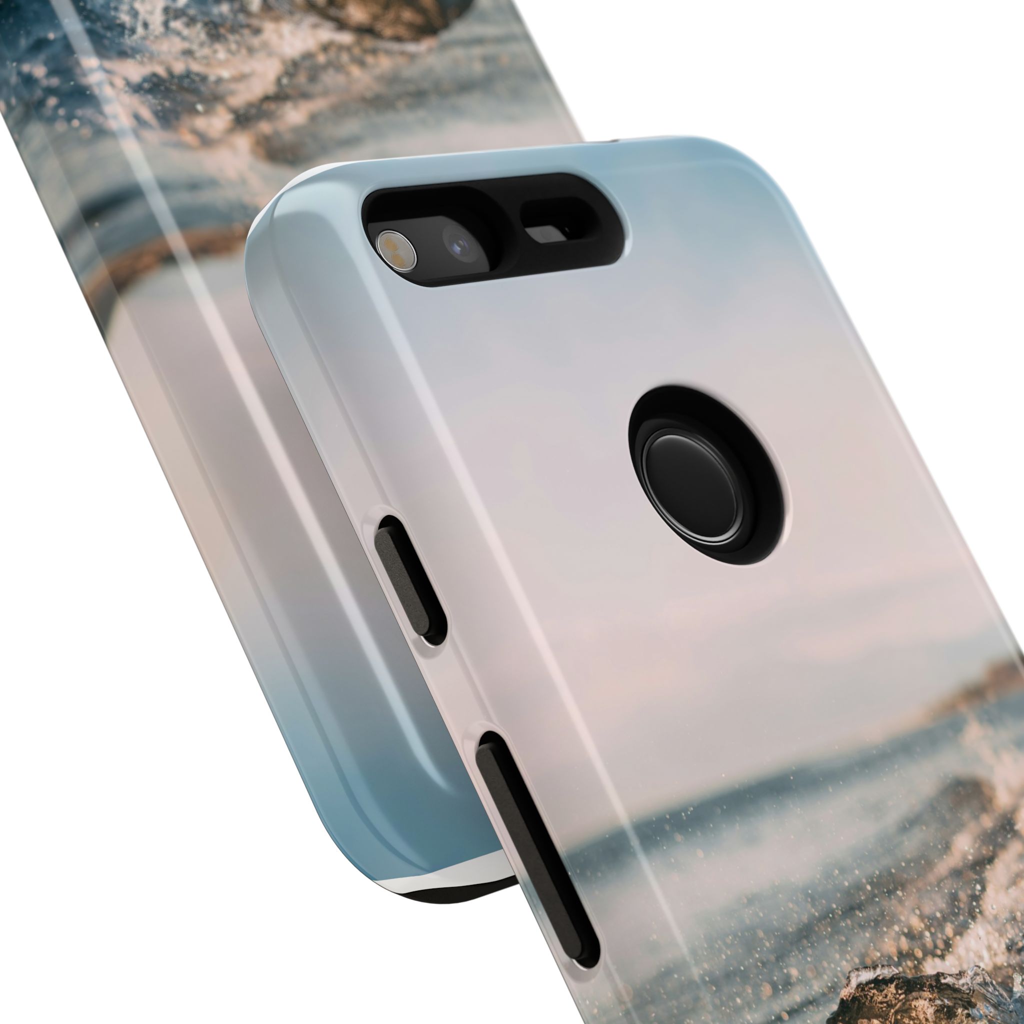 Coastal Wave Tough Cases - Scandinavian-Seaside Serenity - Image 232