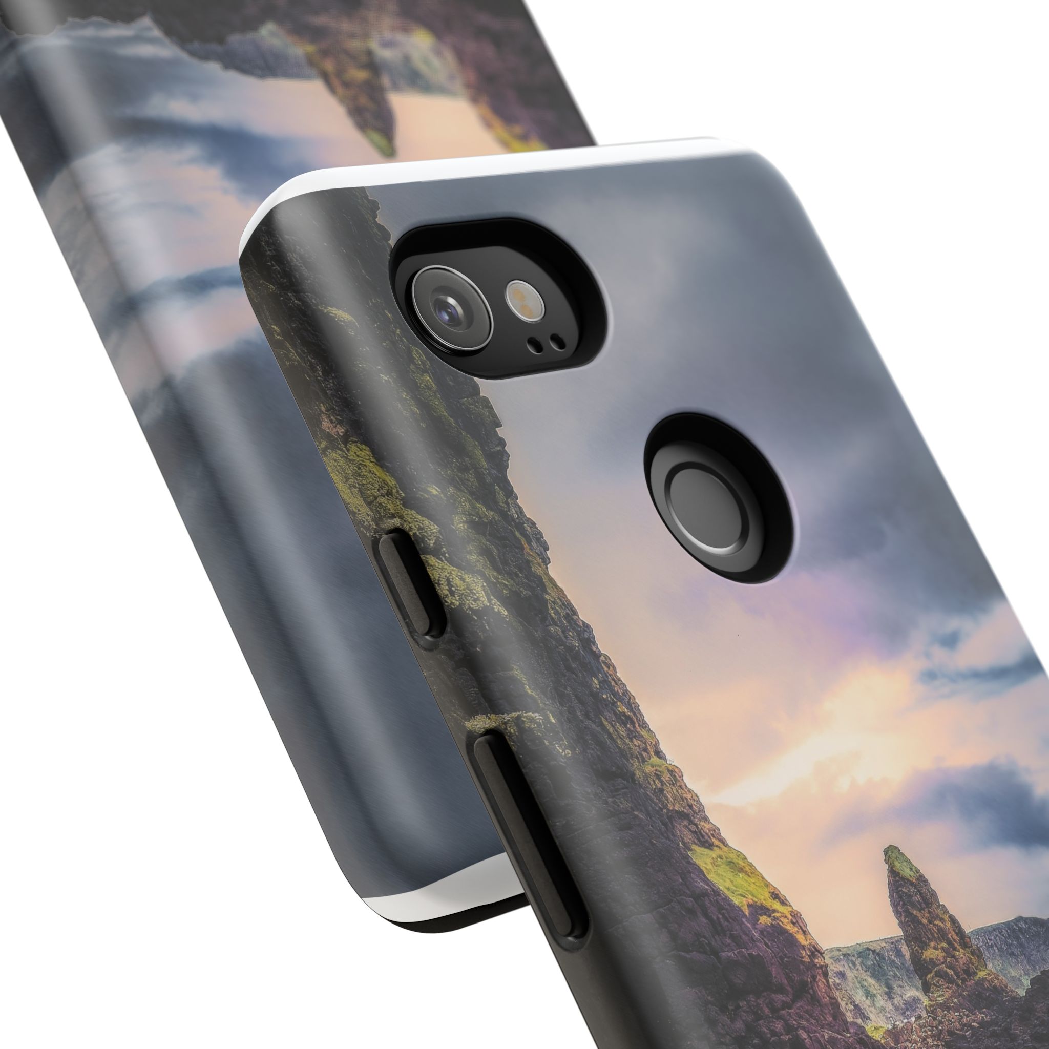 Mystic Cliff Tough Cases - Scandinavian-Modern Coastal Twilight - Image 181