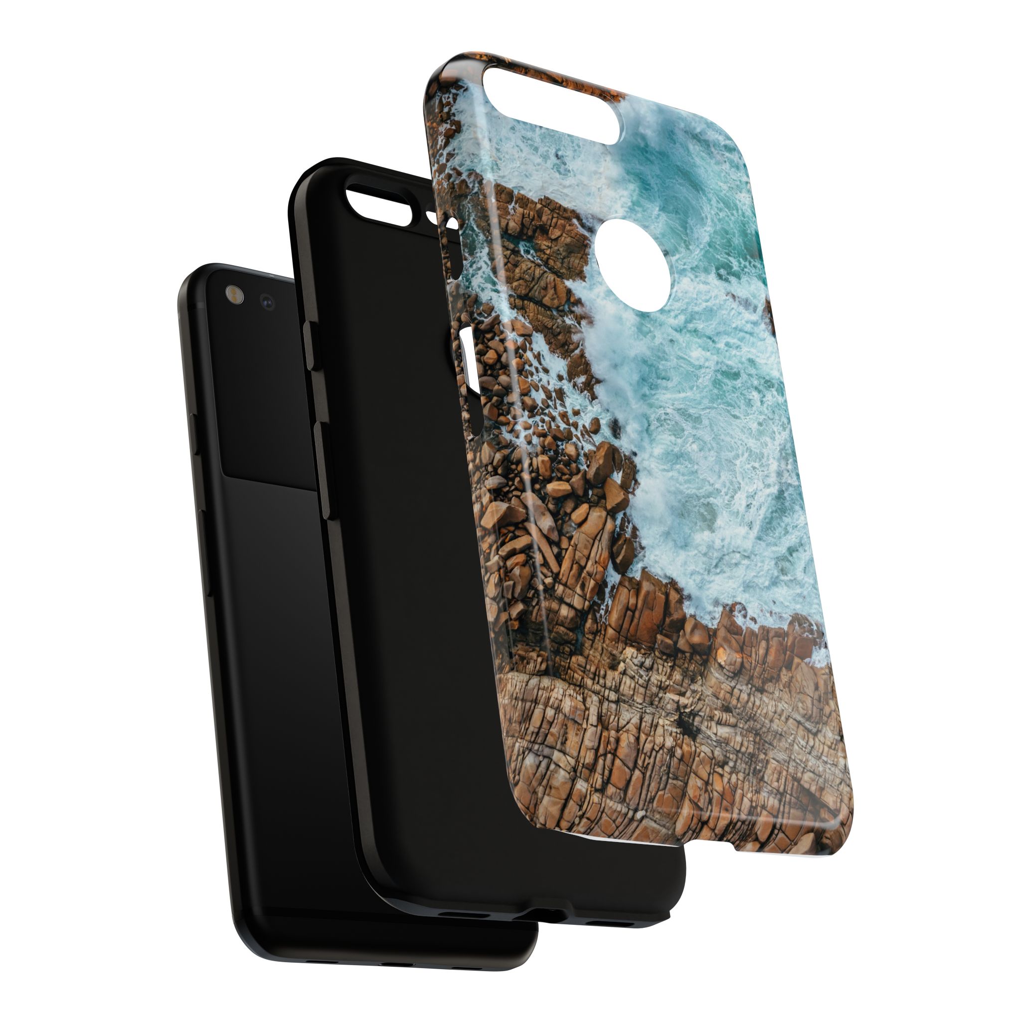 Coastal-Nautilus Tough Cases - Scandinavian-Rustic Shoreline - Image 239