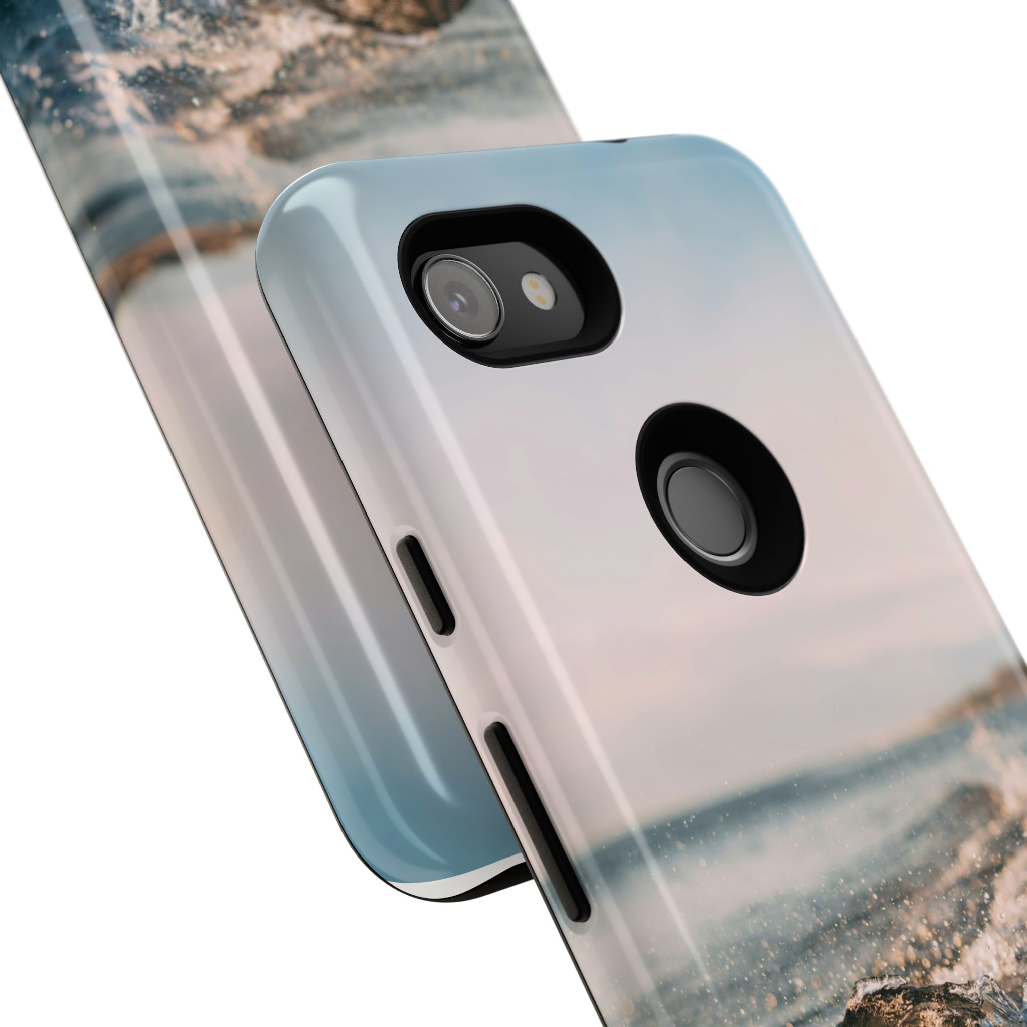Coastal Wave Tough Cases - Scandinavian-Seaside Serenity - Image 196