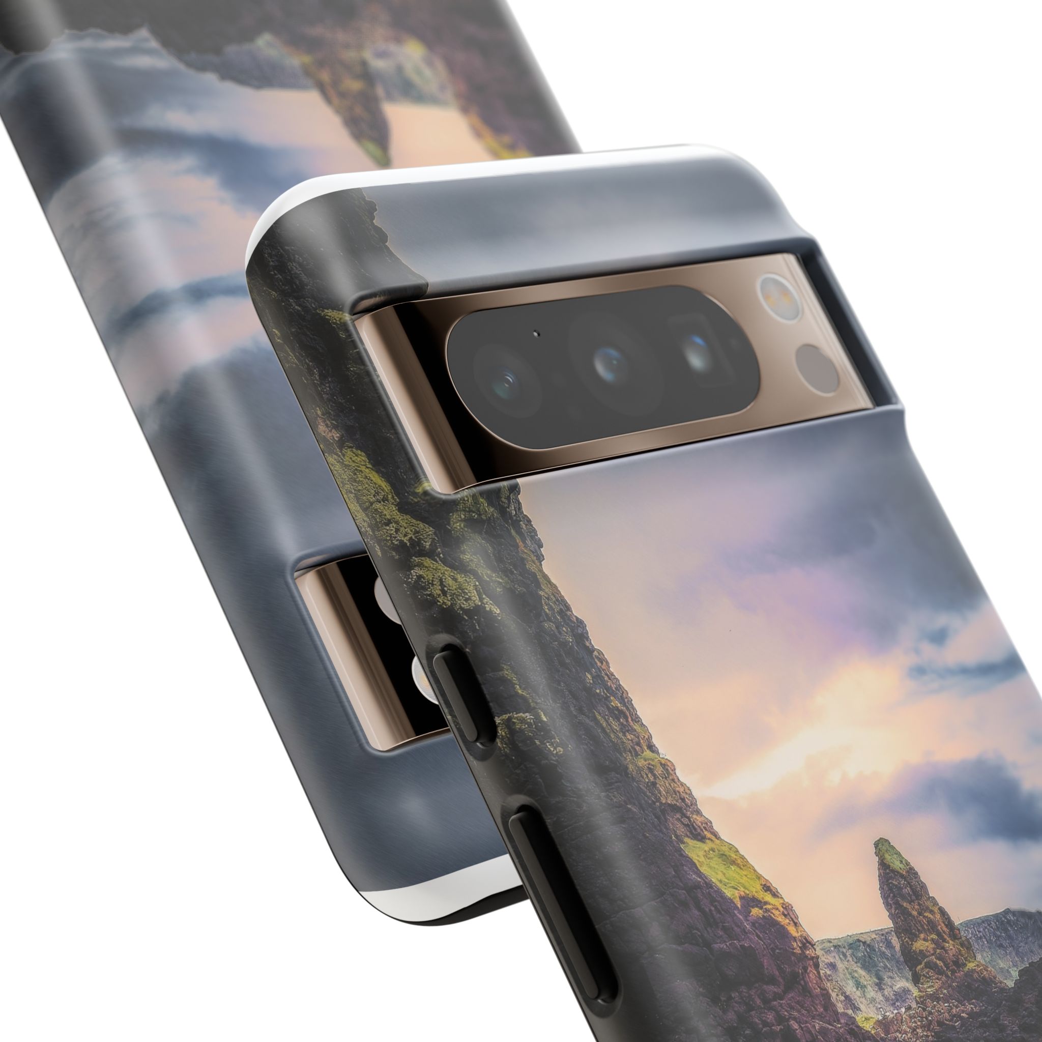 Mystic Cliff Tough Cases - Scandinavian-Modern Coastal Twilight - Image 110