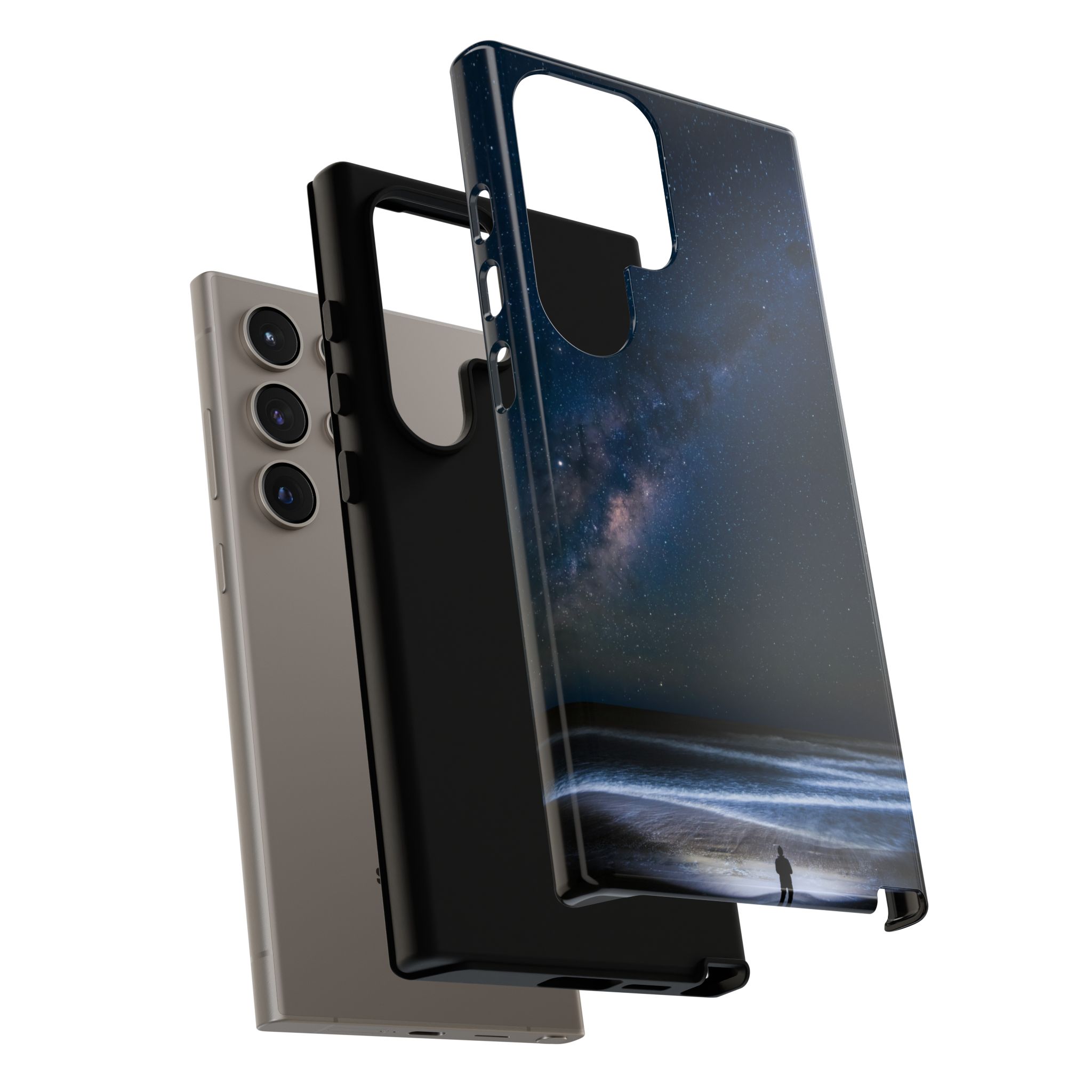 Cosmic Ocean Tough Cases - Starry-Night Horizon Glow - Image 100